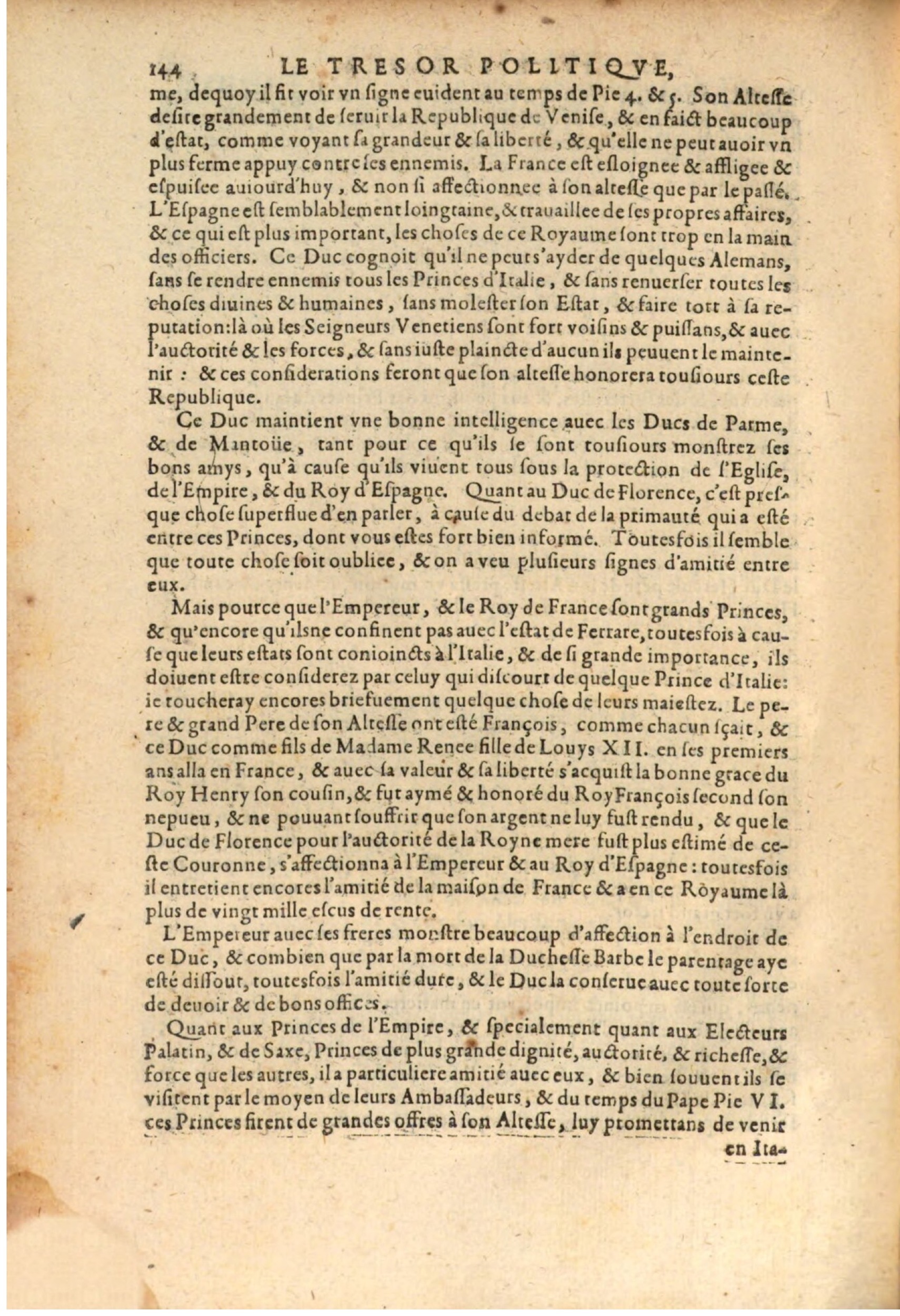 1611 - Pierre Chevalier - Trésor politique - BSB Munich 1611 - Pierre Chevalier - Trésor politique - BSB Munich