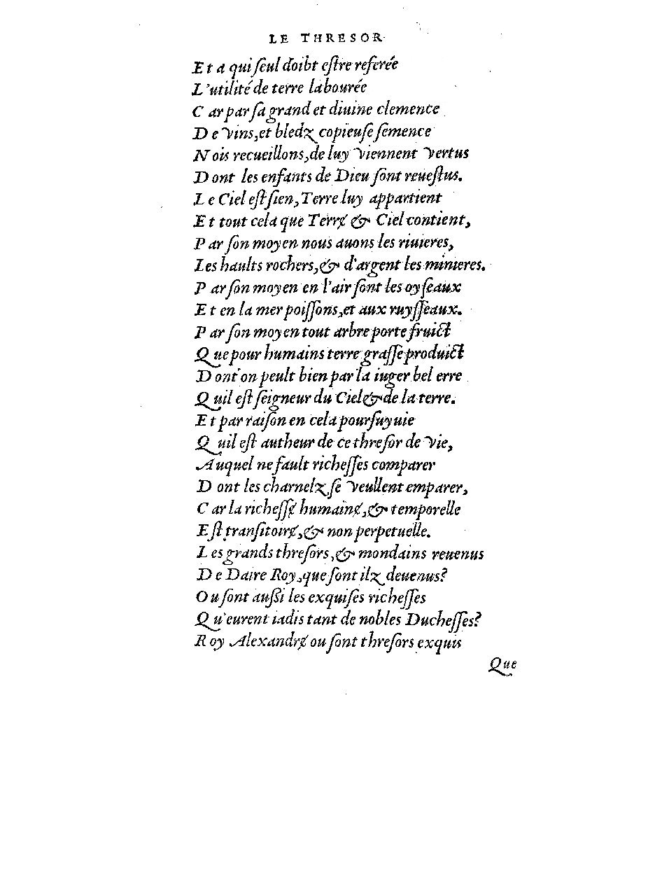 1551 - Michel Fezandat et Robert Granjon - Trésor de vie - BnF