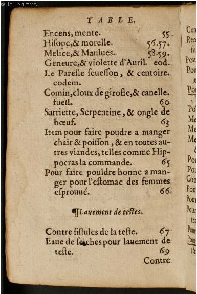 1586 - Benoît Rigaud - Trésor des fleurs et secrets de médecine - Université Paris Cité