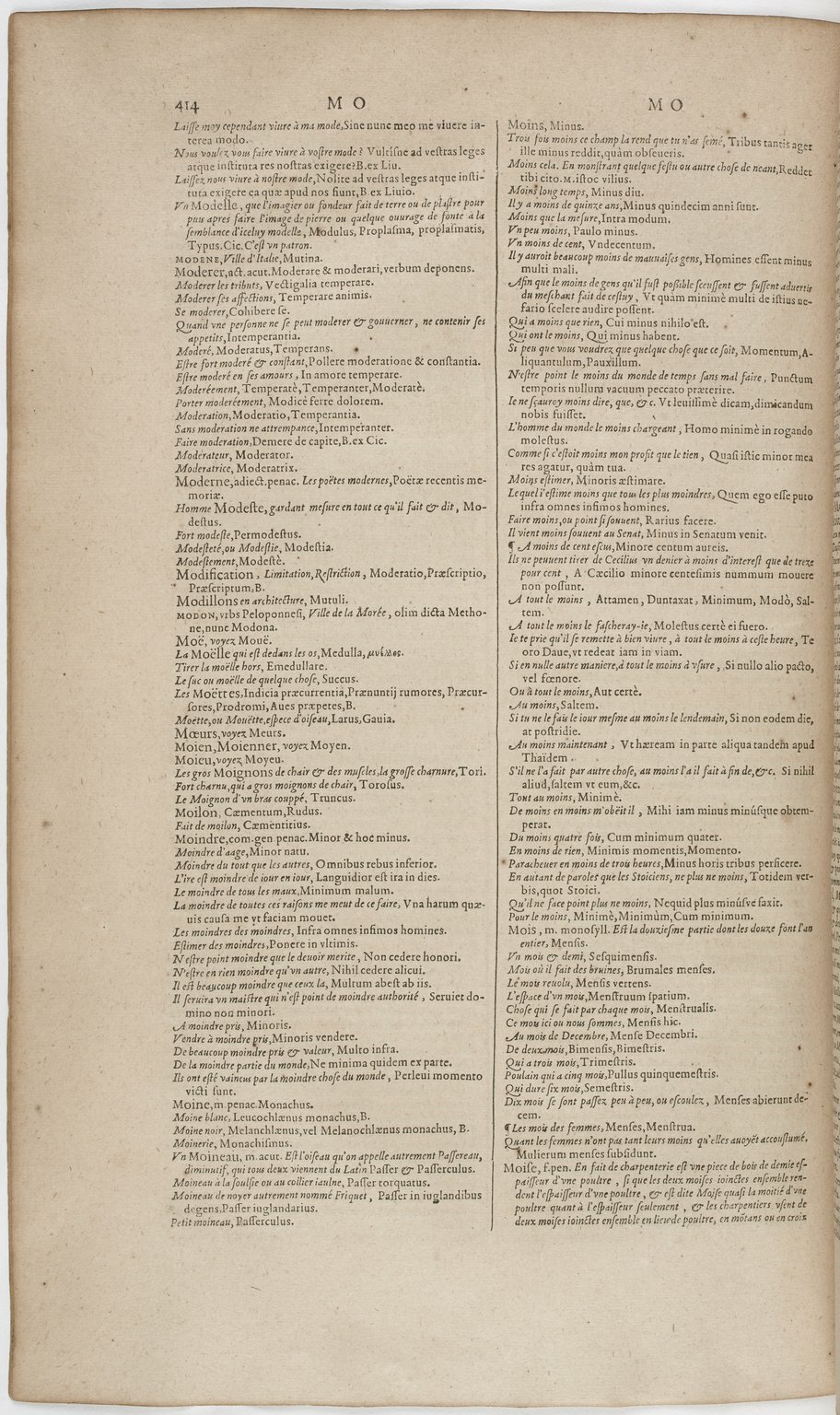 1606 - David Douceur - Trésor de la langue française - BnF