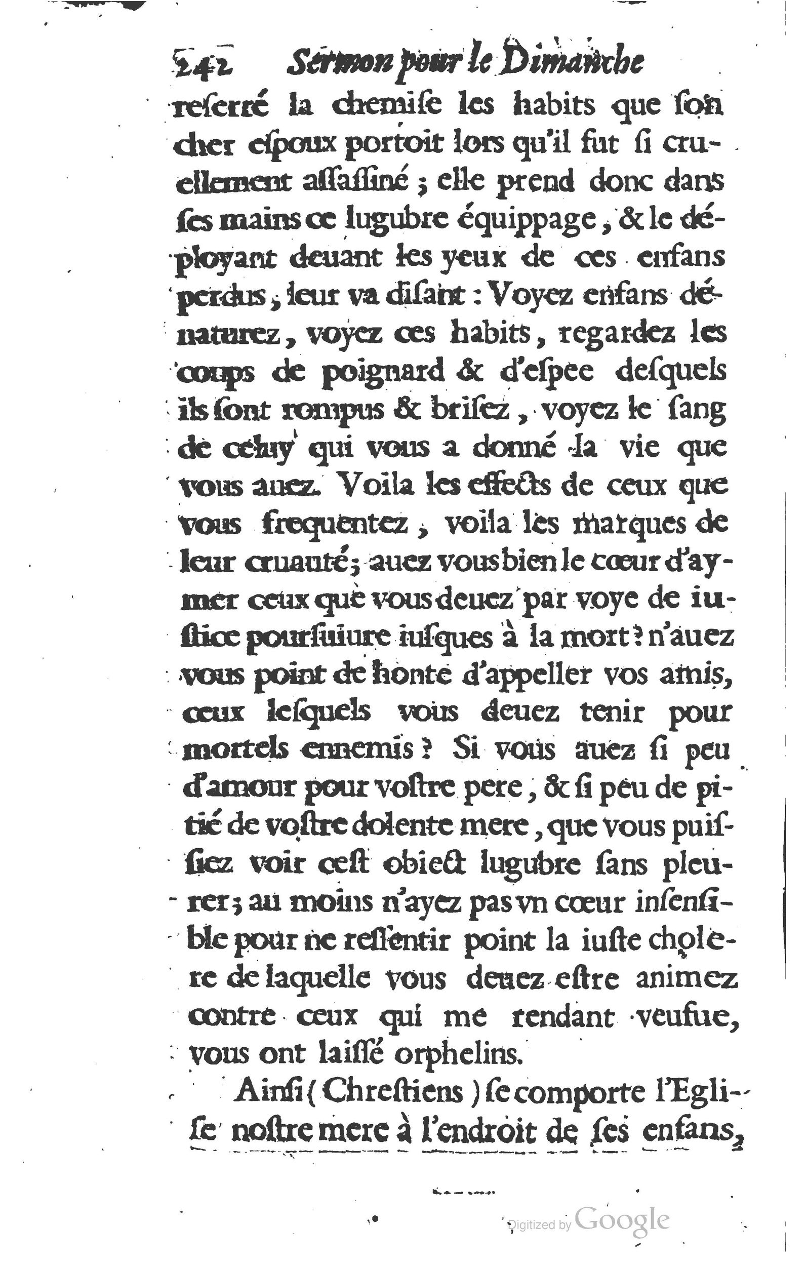 1629 - Manassés de Préaulx - Sermons ou Trésors de la piété chrétienne - BM Lyon