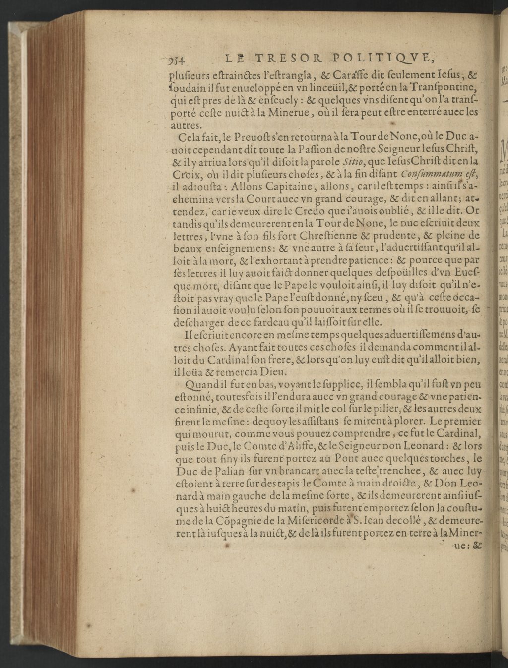 1608 - Nicolas Du Fossé - Trésor politique - BnF Tolbiac