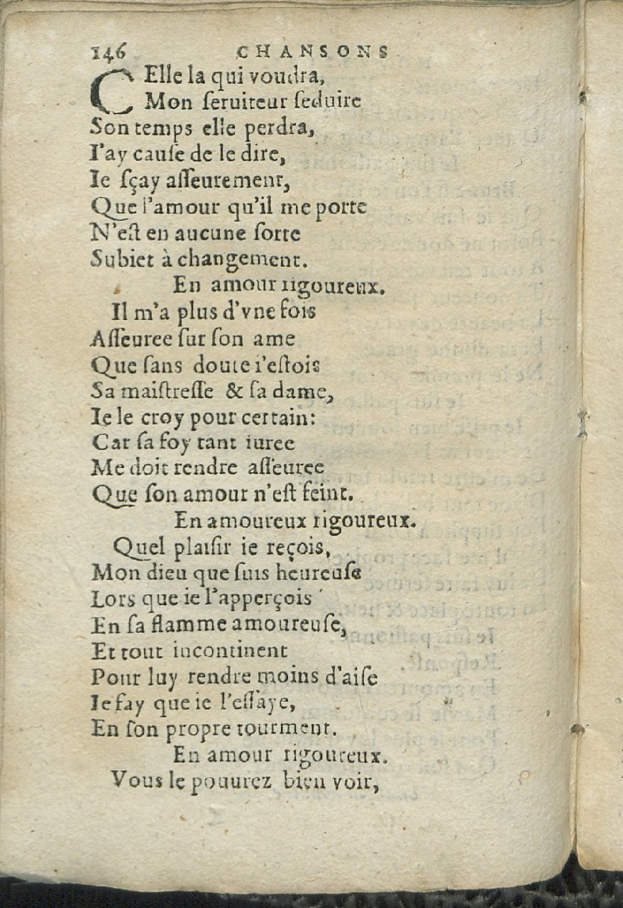 1575 - Pierre Brenouzet - Trésor de tous les recueils de chansons, tant amoureuses, rustiques, que musicales - Det KLG Copenhague