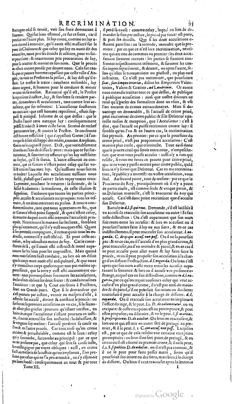 1629 - Veuve Nicolas Buon - Trésor du droit français (21754 T. 3) - BM Lyon