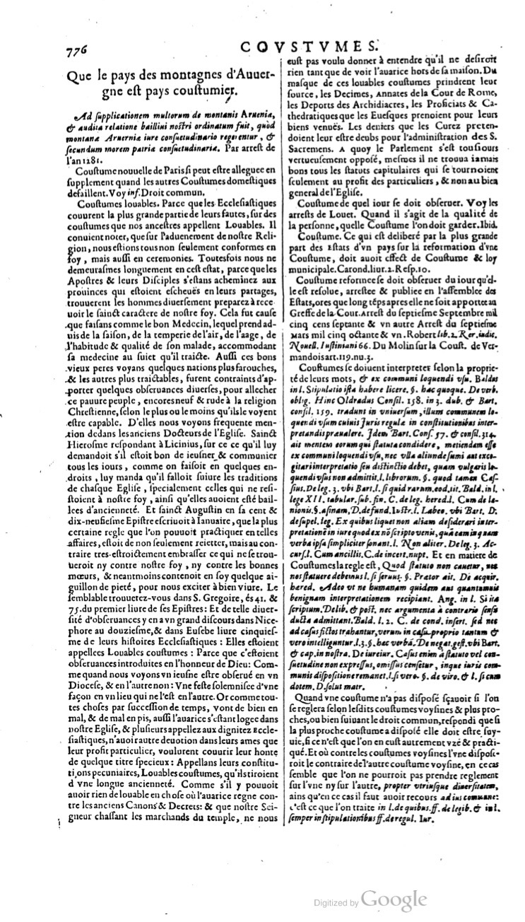 1629 - Veuve Nicolas Buon - Trésor du droit français (21754 T. 1) - BM Lyon