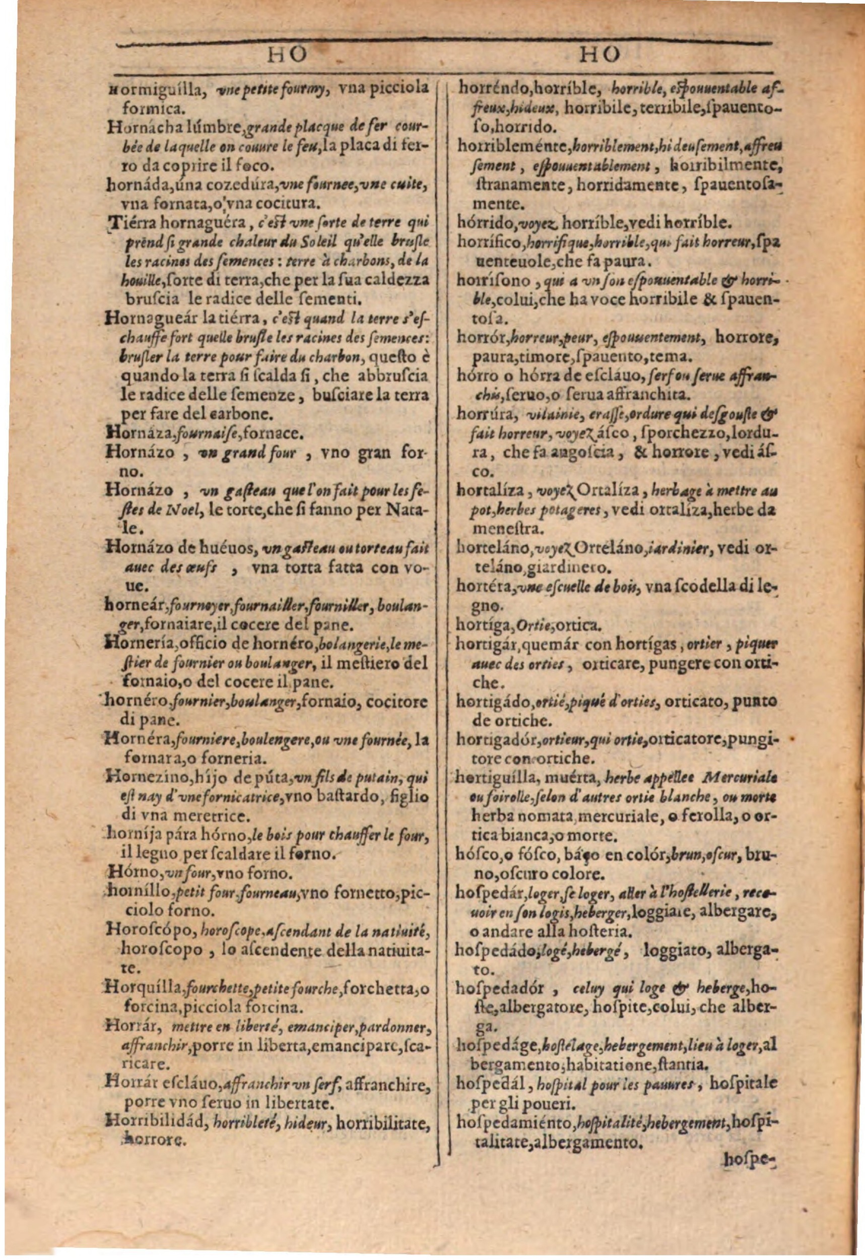 1609 - Philippe Albert et Alexandre Pernet - Trésor des trois langues française, italienne et espagnole (Première partie) - BSB Munich 1609 - Philippe Albert et Alexandre Pernet - Trésor des trois langues française, italienne et espagnole (Première partie) - BSB Munich