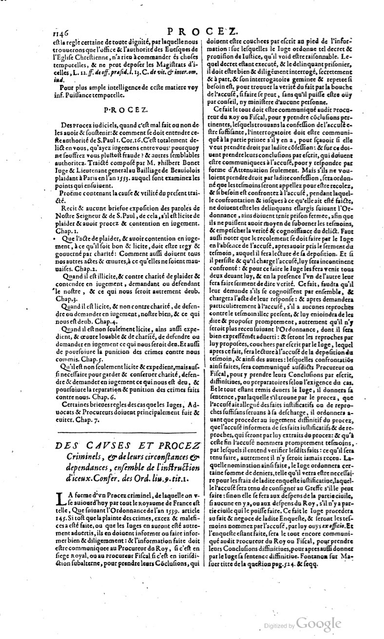 1629 - Veuve Nicolas Buon - Trésor du droit français (29620 T. 2) - BM Lyon