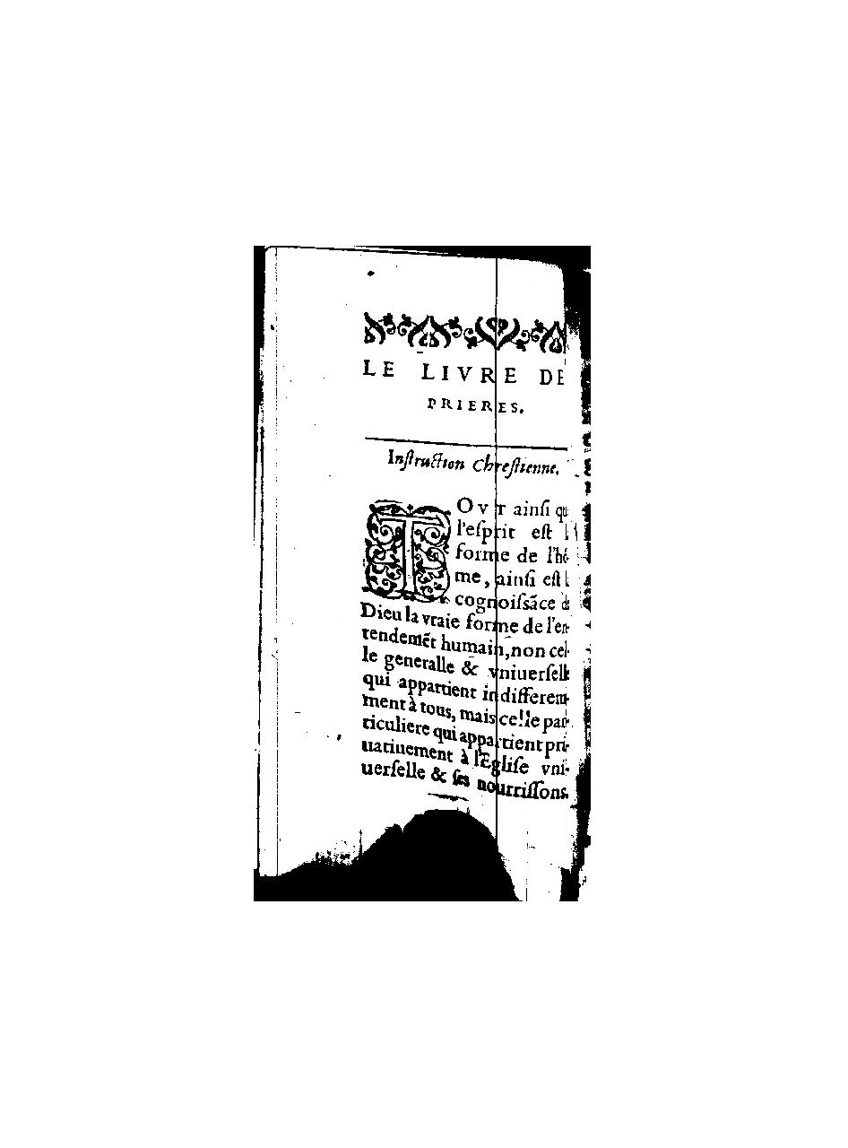 1596 - Guillaume Auvray - Trésor des prières, oraisons et instructions chrétiennes - BnF