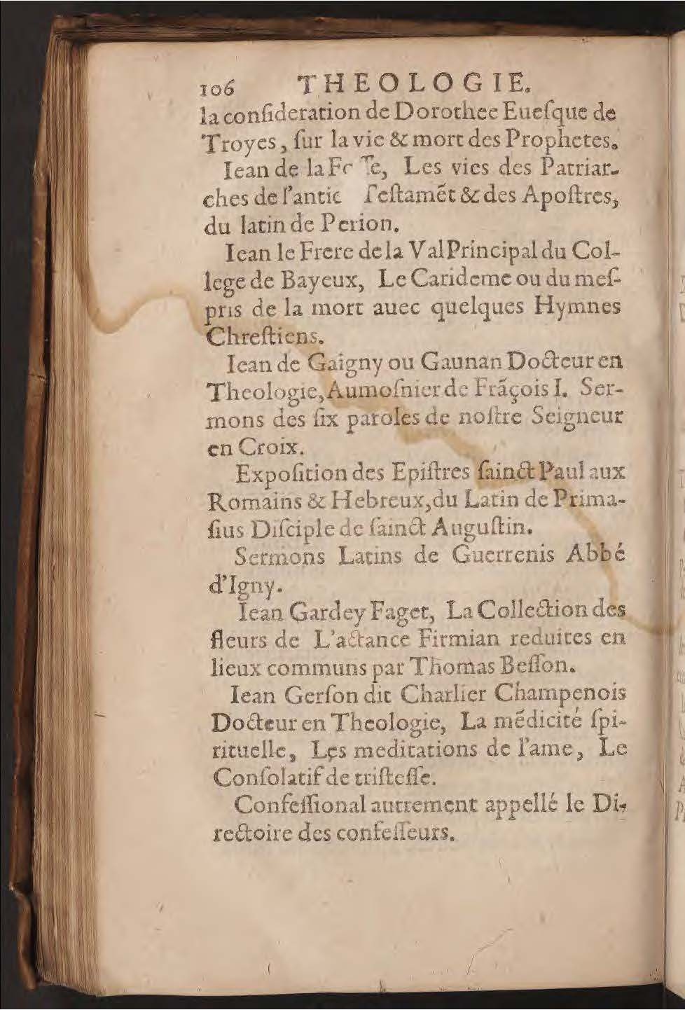 1602 - François Jacquin - Trésor des bons esprits français - BnF Arsenal