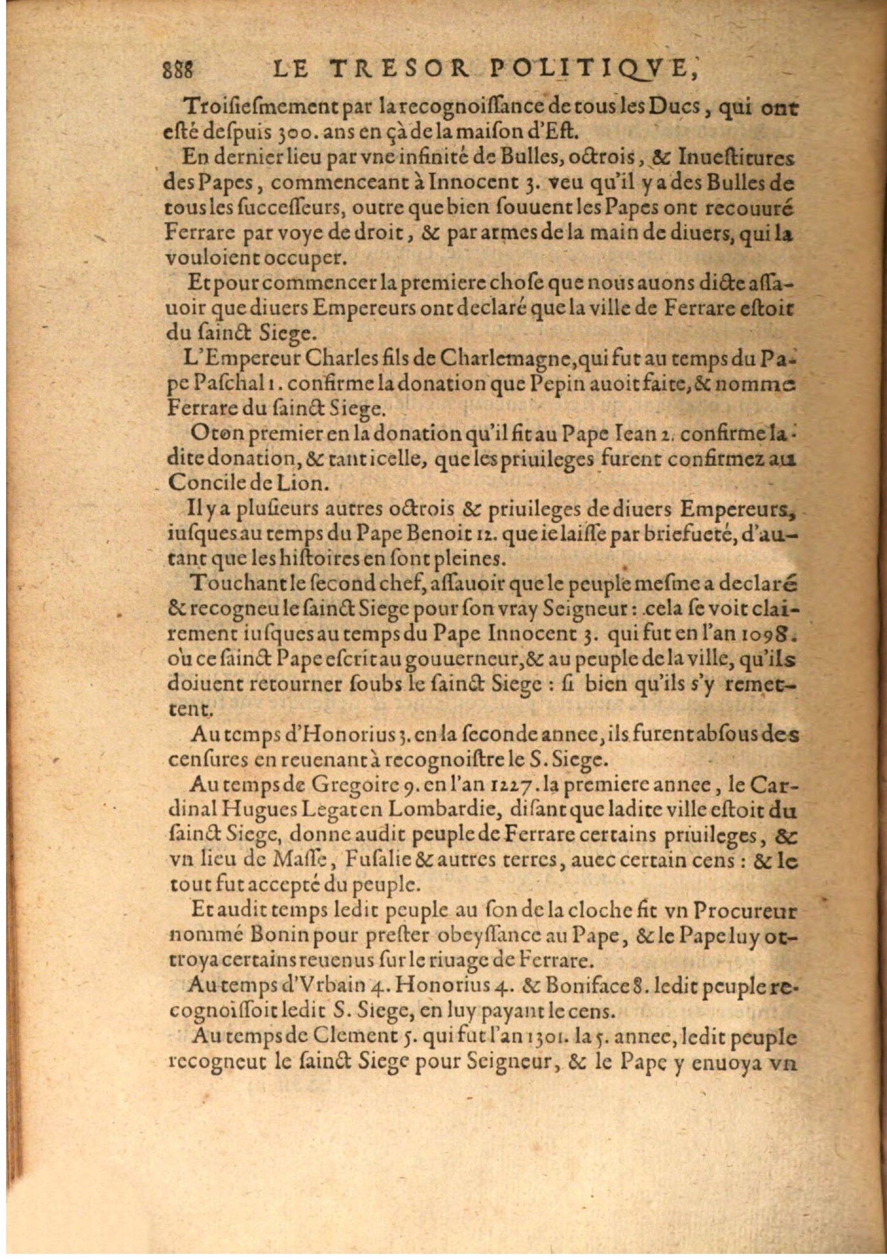 1608 - Nicolas Du Fossé - Trésor politique - BSB Munich