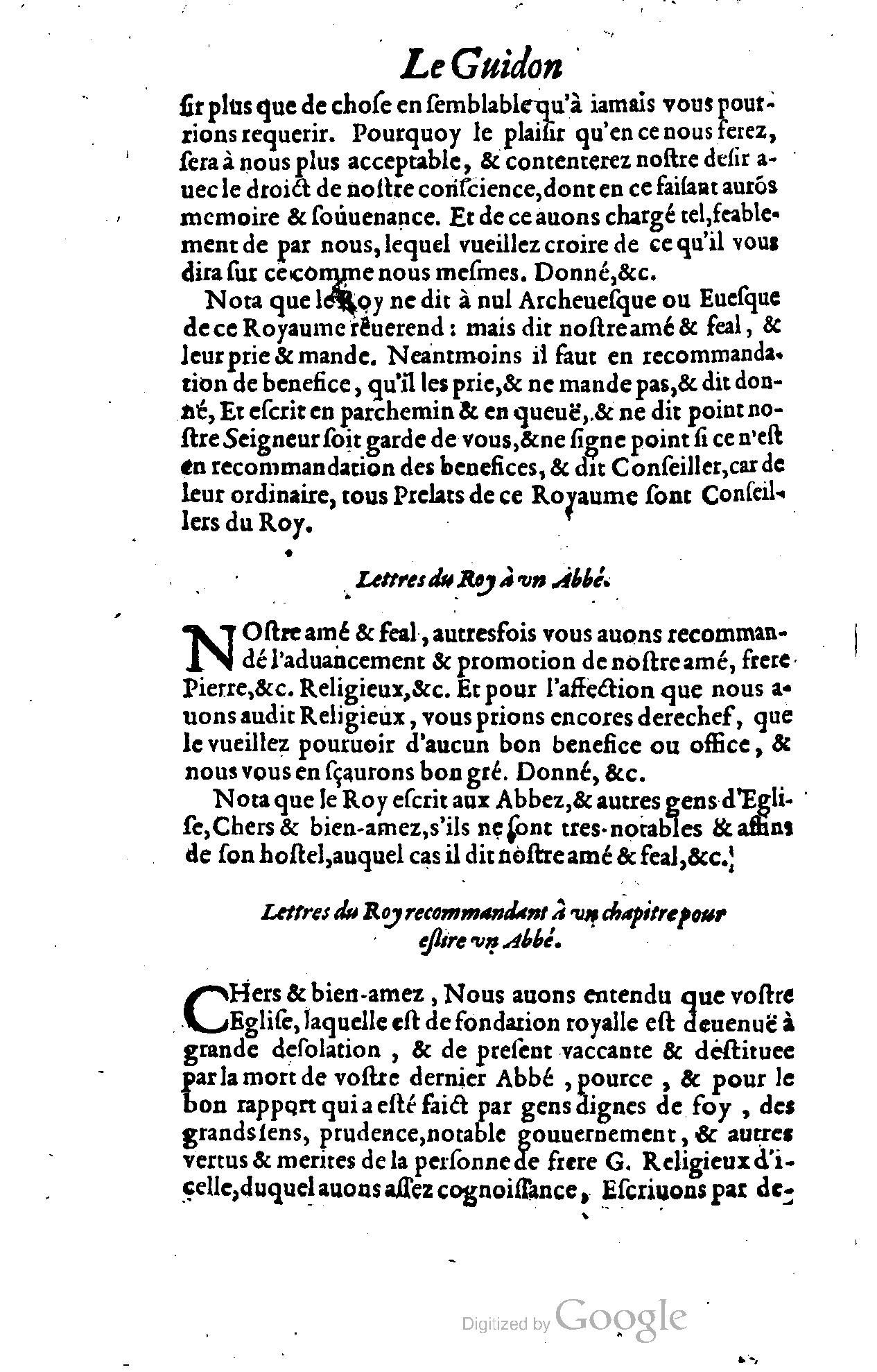 1614 - Jean Richer - Trésor du nouveau style et protocole de la chancellerie de France - BSB Munich