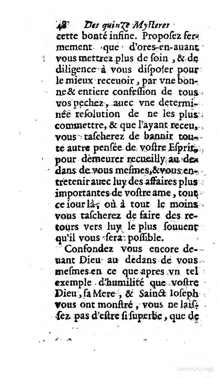 1646 - Jean Piot - Trésor inestimable de Saint-Joseph - BNC Rome
