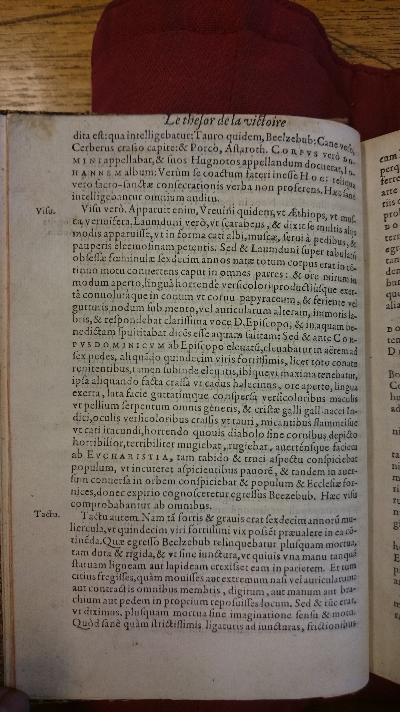 1578 - Nicolas Chesneau - Trésor et entière histoire de la triomphante victoire du corps de Dieu sur l’esprit malin - BM Lyon