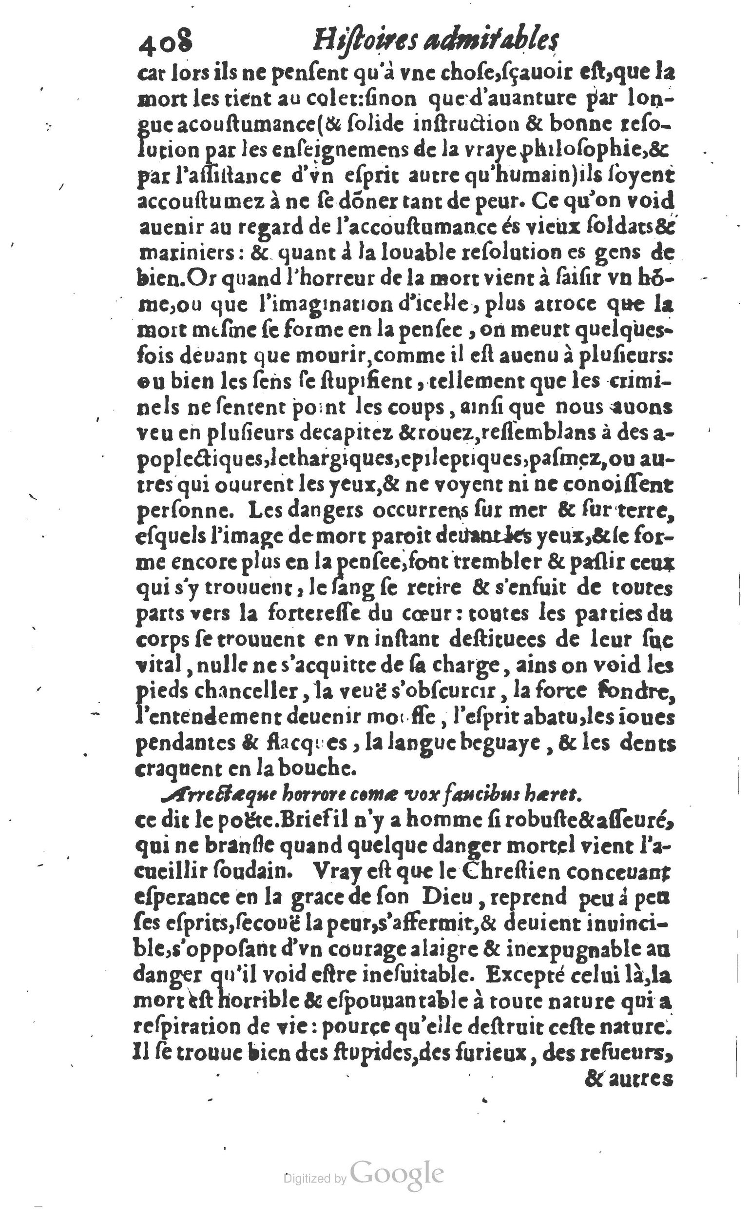 1610 - Paul Marceau - Trésor d’histoires admirables et mémorables - Princeton
