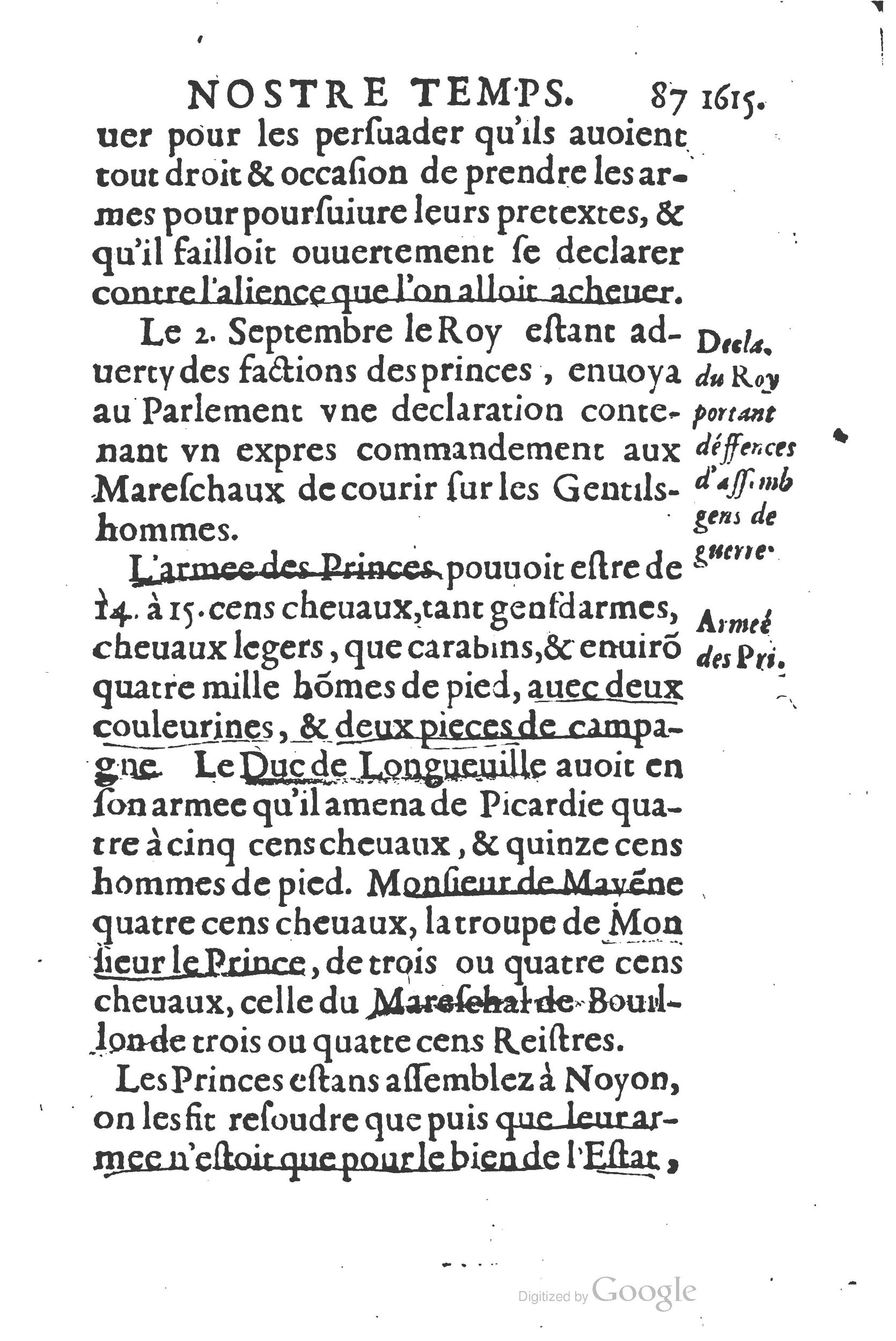 1626 - Joseph Bouillerot - Trésor de l’histoire générale de notre temps - BSB Munich