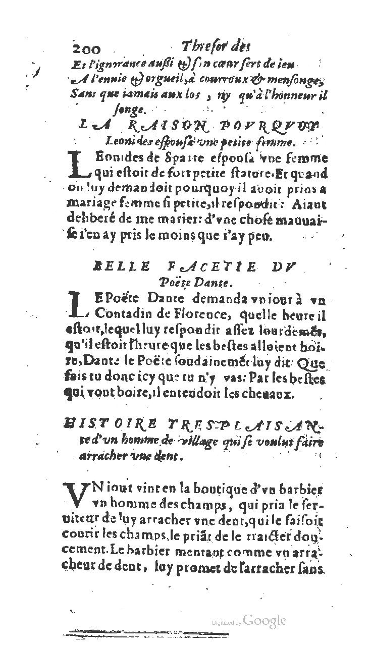 1611 - Jean Osmont - Trésor des récréations - BSB Munich