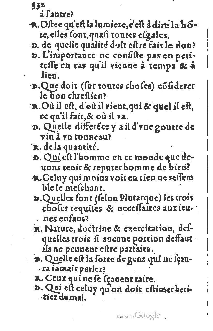 1581 - Nicolas Bonfons  - Trésor des sentences dorées - Princeton