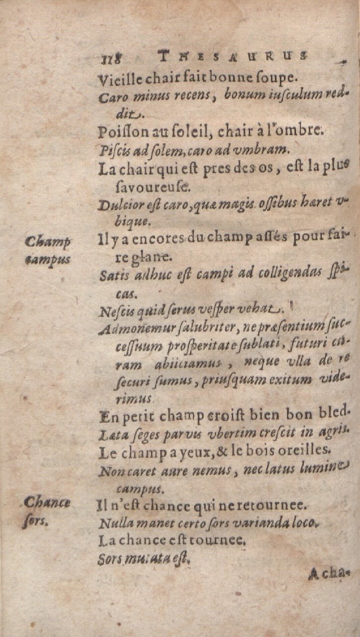1612 - Dominicus Custos - Trésor des proverbes français - Bibliopol-Olomuc 1612 - Dominicus Custos - Trésor des proverbes français - Bibliopol-Olomuc