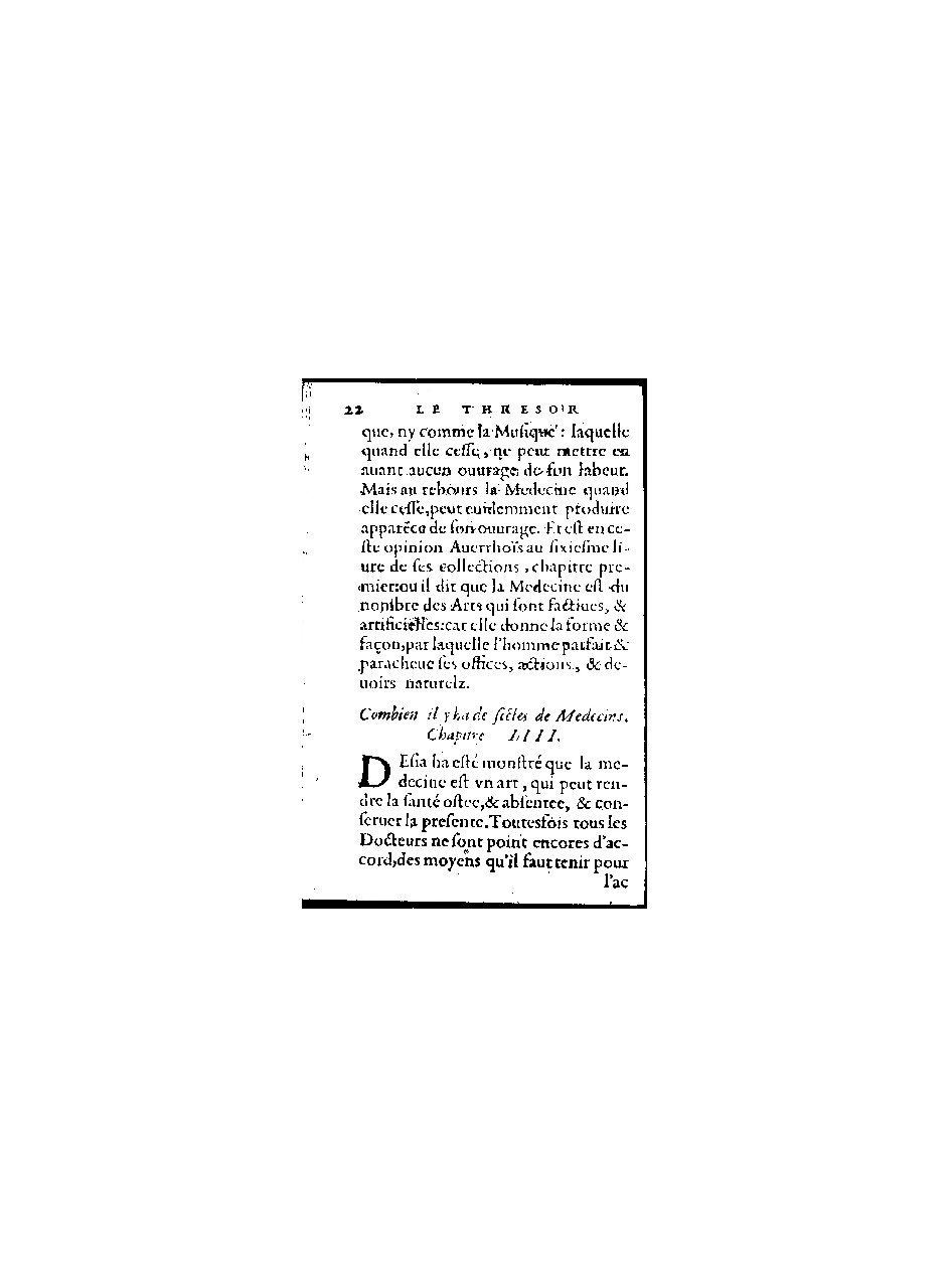 1578 - Benoît Rigaud - Trésor de médecine tant théorique que pratique - BnF
