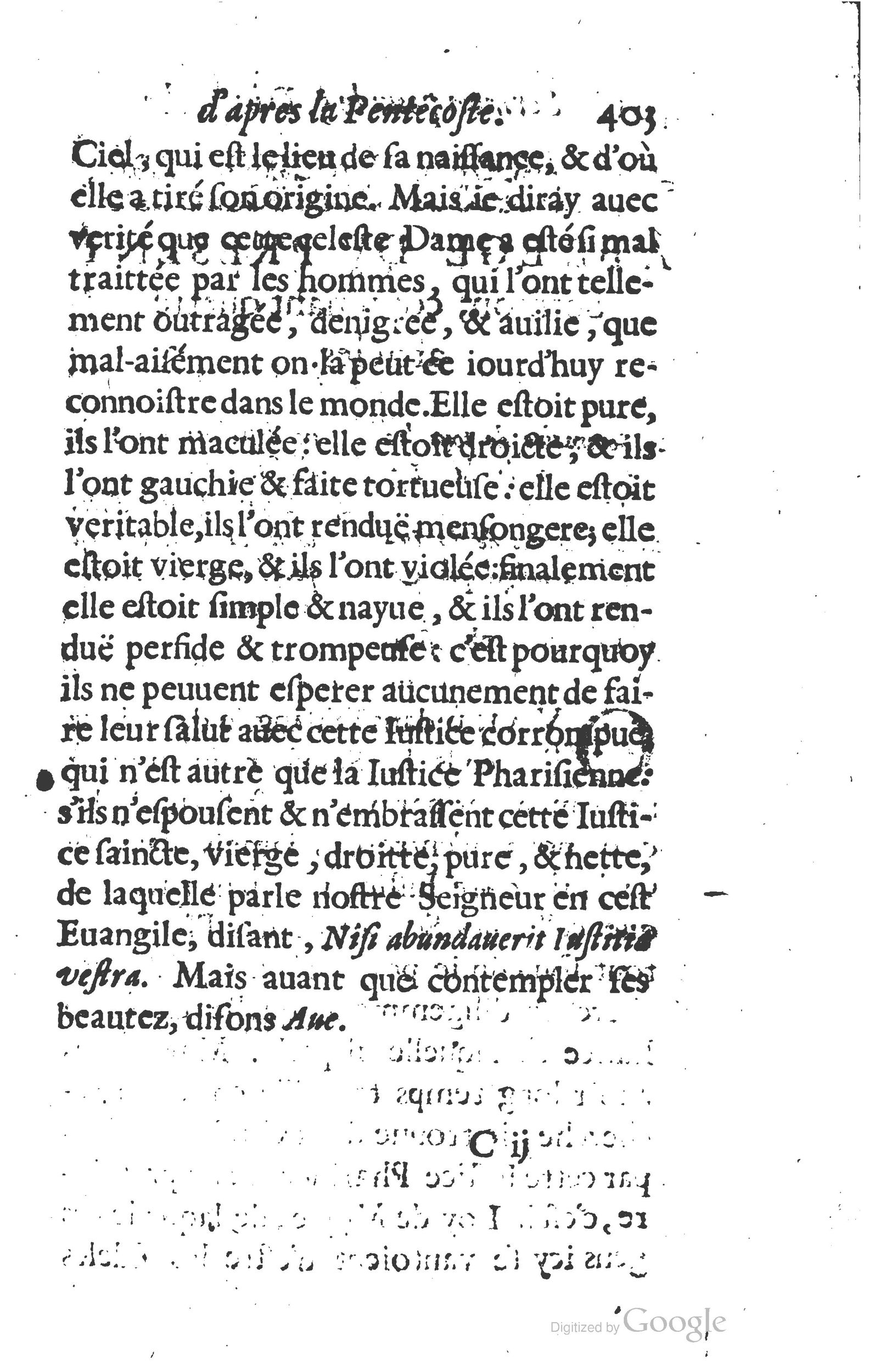 1629 - Manassés de Préaulx - Sermons ou Trésors de la piété chrétienne - BM Lyon
