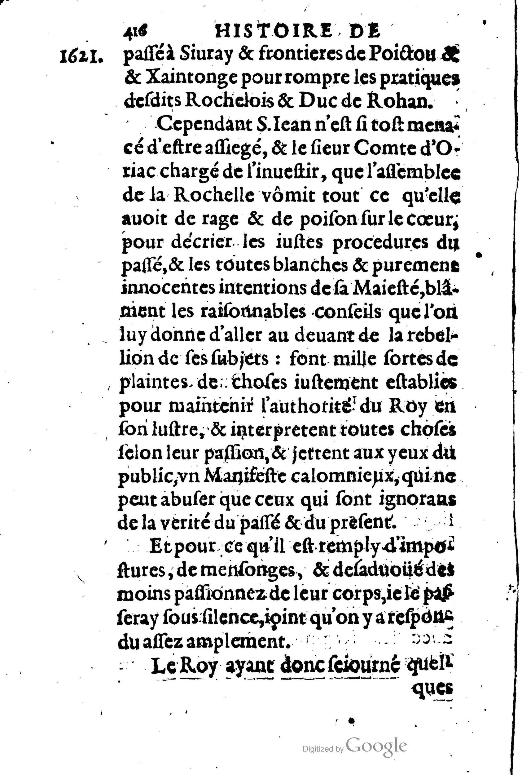 1623 - Joseph Bouillerot - Trésor de l’histoire générale de notre temps - BM Lyon
