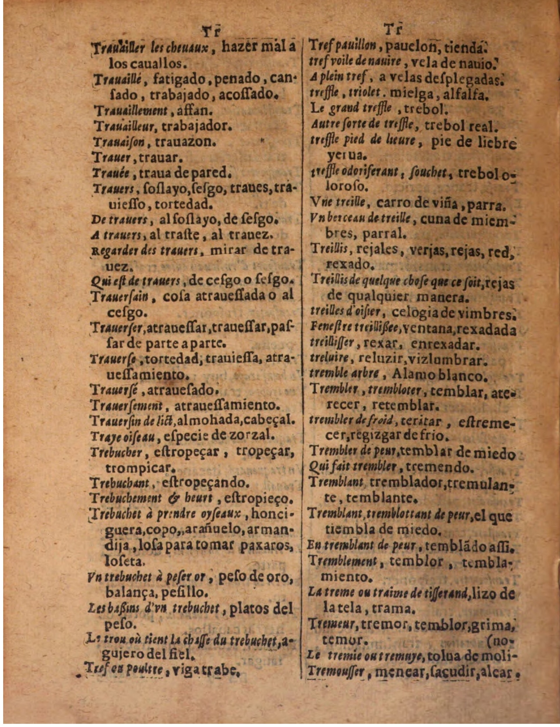 1624 - Hubert Antoine - Trésor des deux langues espagnole et française (Seconde partie) - BSB Munich