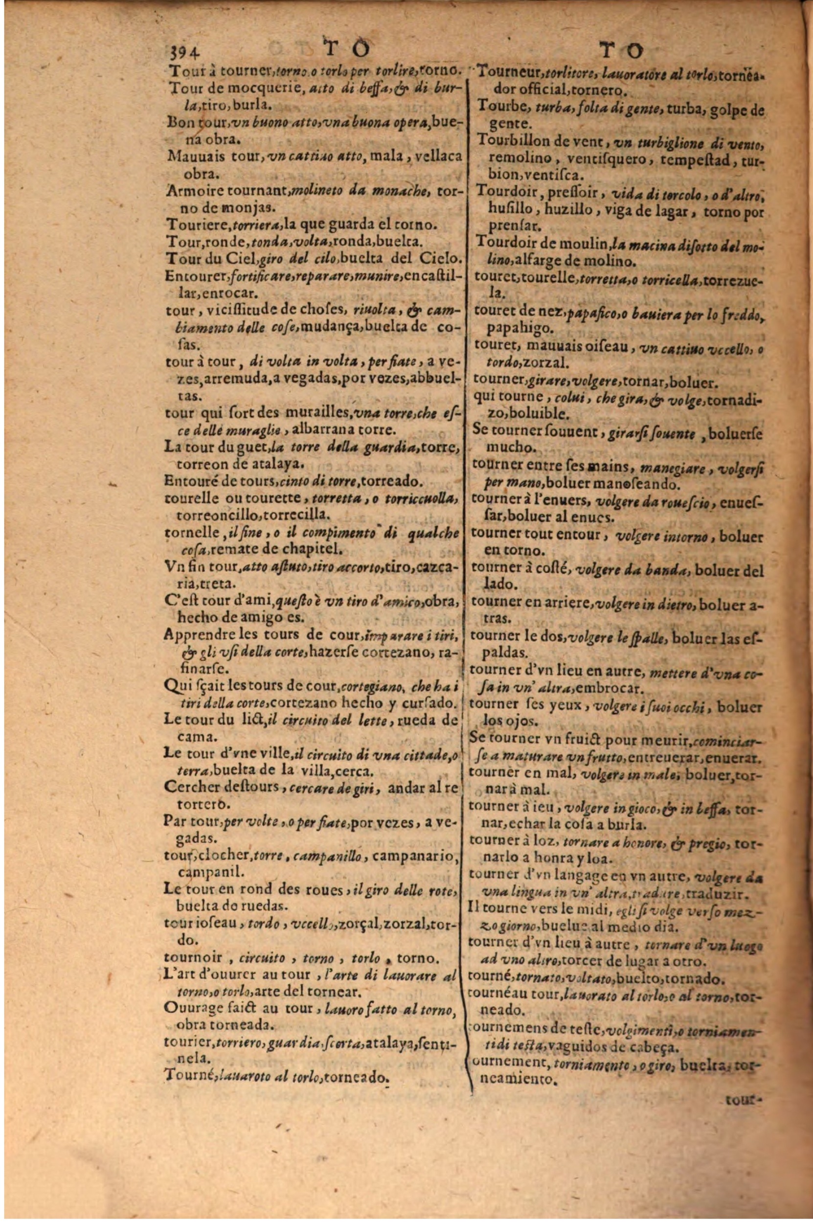1616 - Pierre de la Rovière - Trésor des trois langues (Seconde partie) - BSB Munich