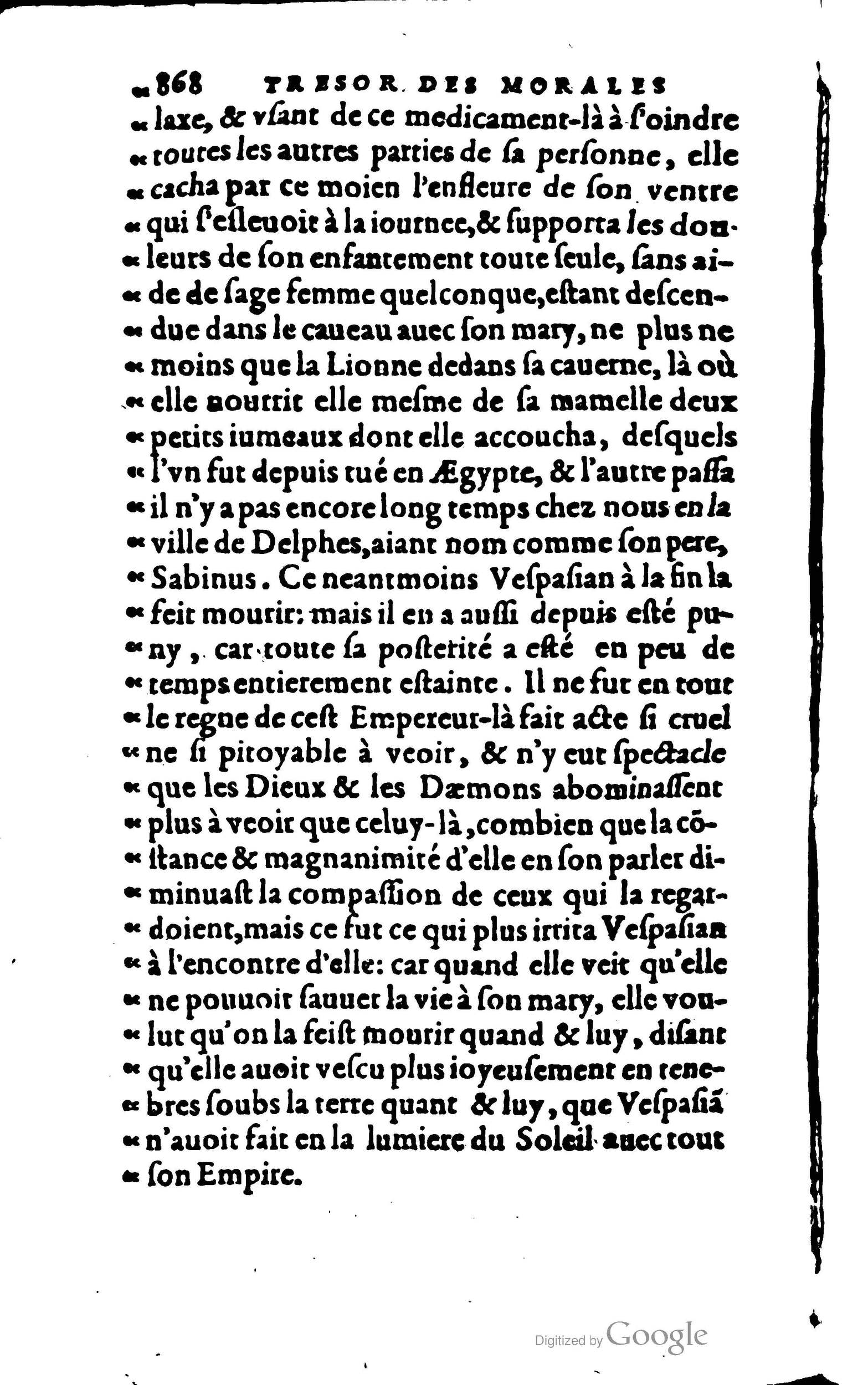 1578 - Jean Poupy - Trésor des morales de Plutarque - BSB Munich