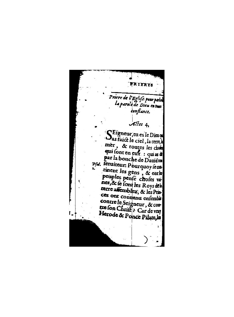 1596 - Guillaume Auvray - Trésor des prières, oraisons et instructions chrétiennes - BnF