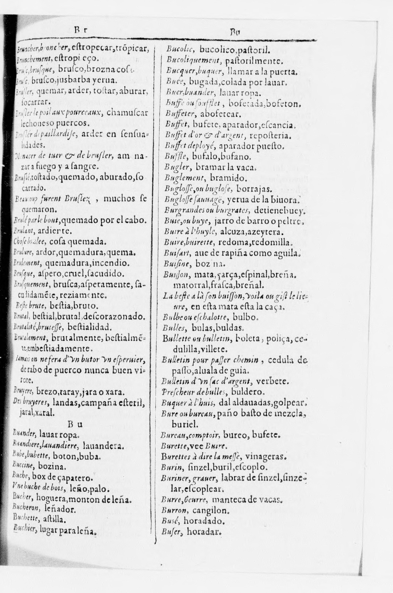 1616 - Veuve Marc Orry - Trésor des deux langues espagnole et française (Seconde partie) - BnF 1616 - Veuve Marc Orry - Trésor des deux langues espagnole et française (Seconde partie) - BnF