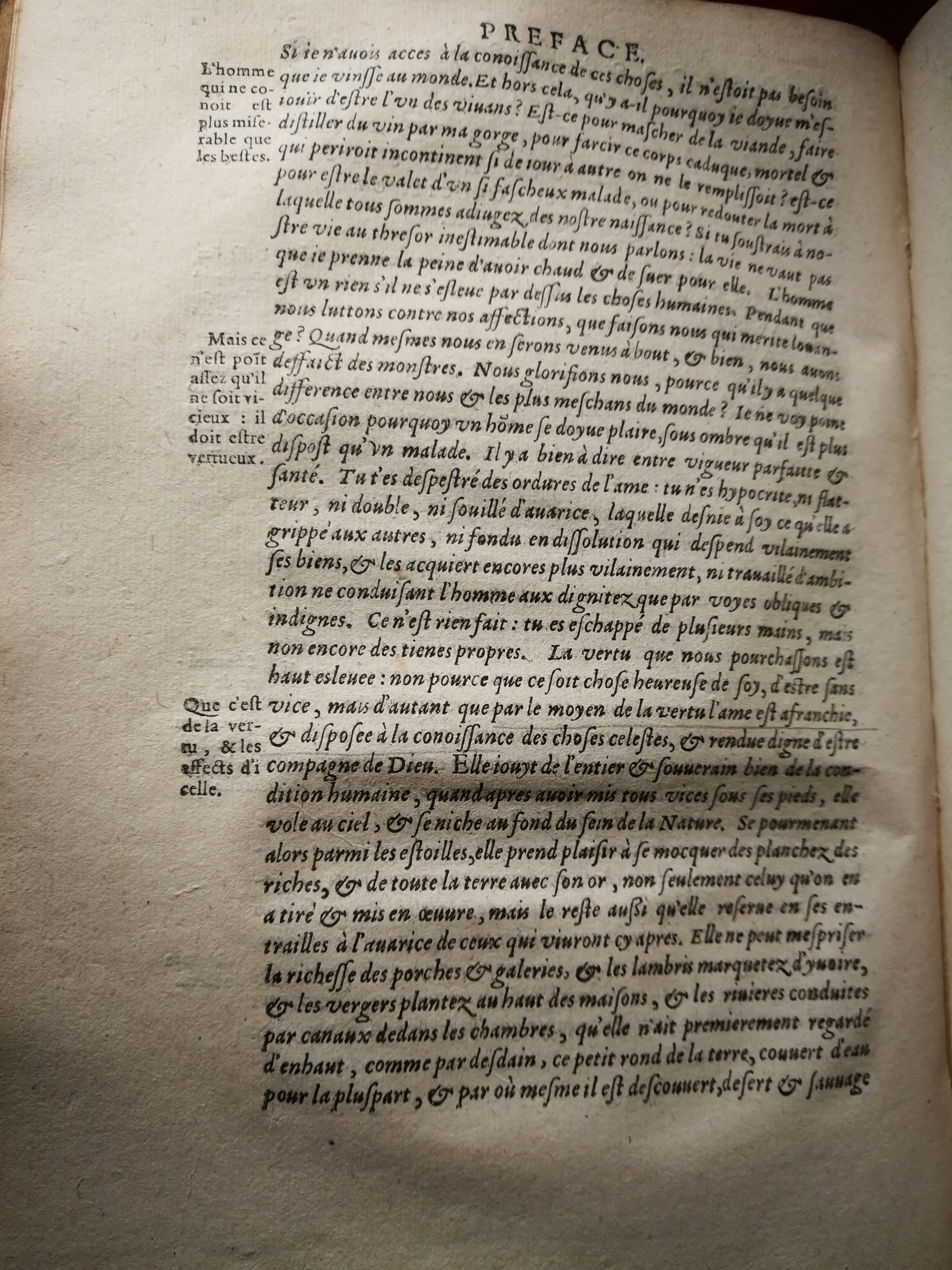 1595 - Jean Houzé - Œuvres morales et mêlées de Sénèque, Trésor de philosophie morale - T. 3 - BnF