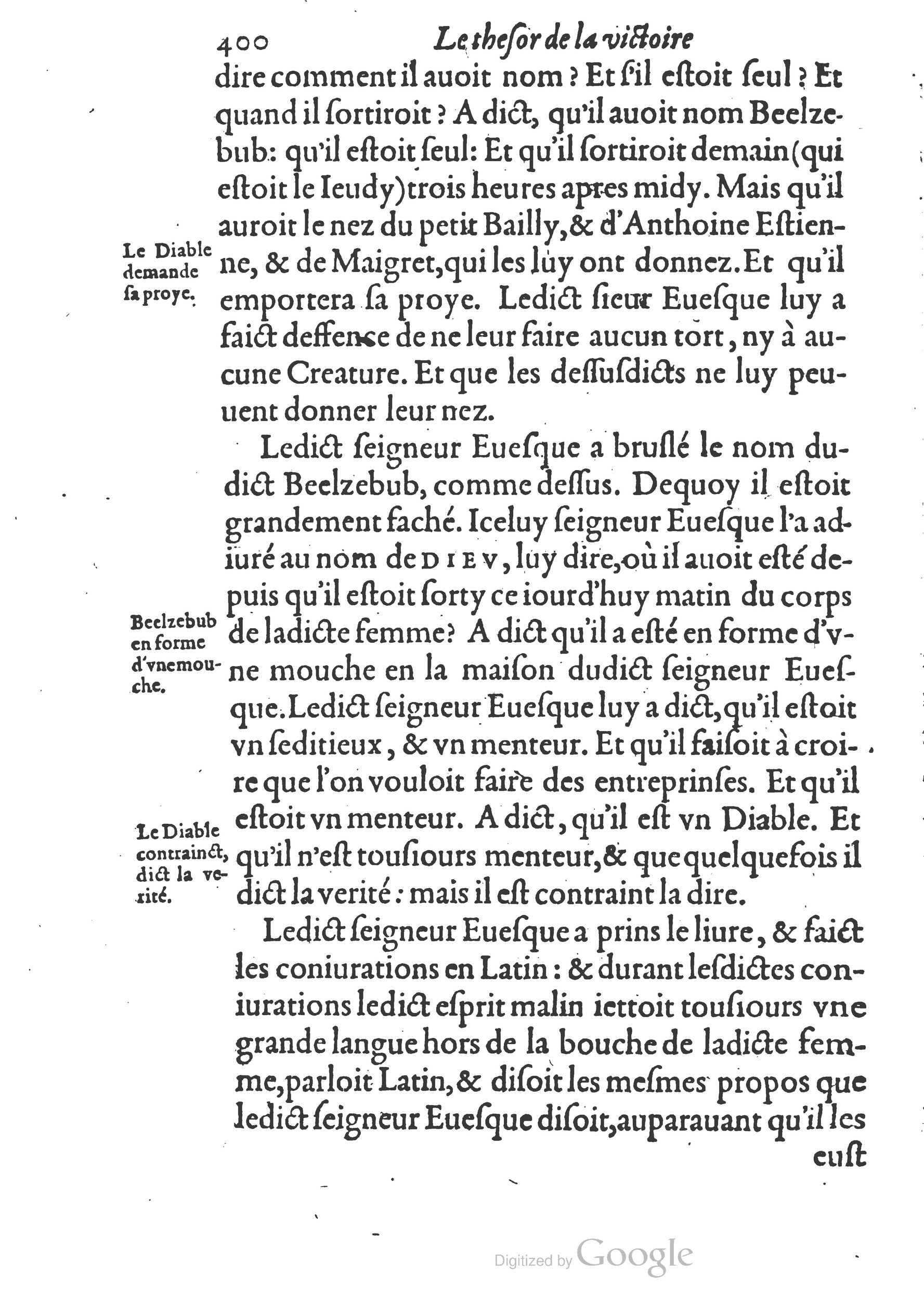 1578 - Nicolas Chesneau - Trésor et entière histoire de la triomphante victoire du corps de Dieu sur l’esprit malin - British Library 1578 - Nicolas Chesneau - Trésor et entière histoire de la triomphante victoire du corps de Dieu sur l’esprit malin - British Library