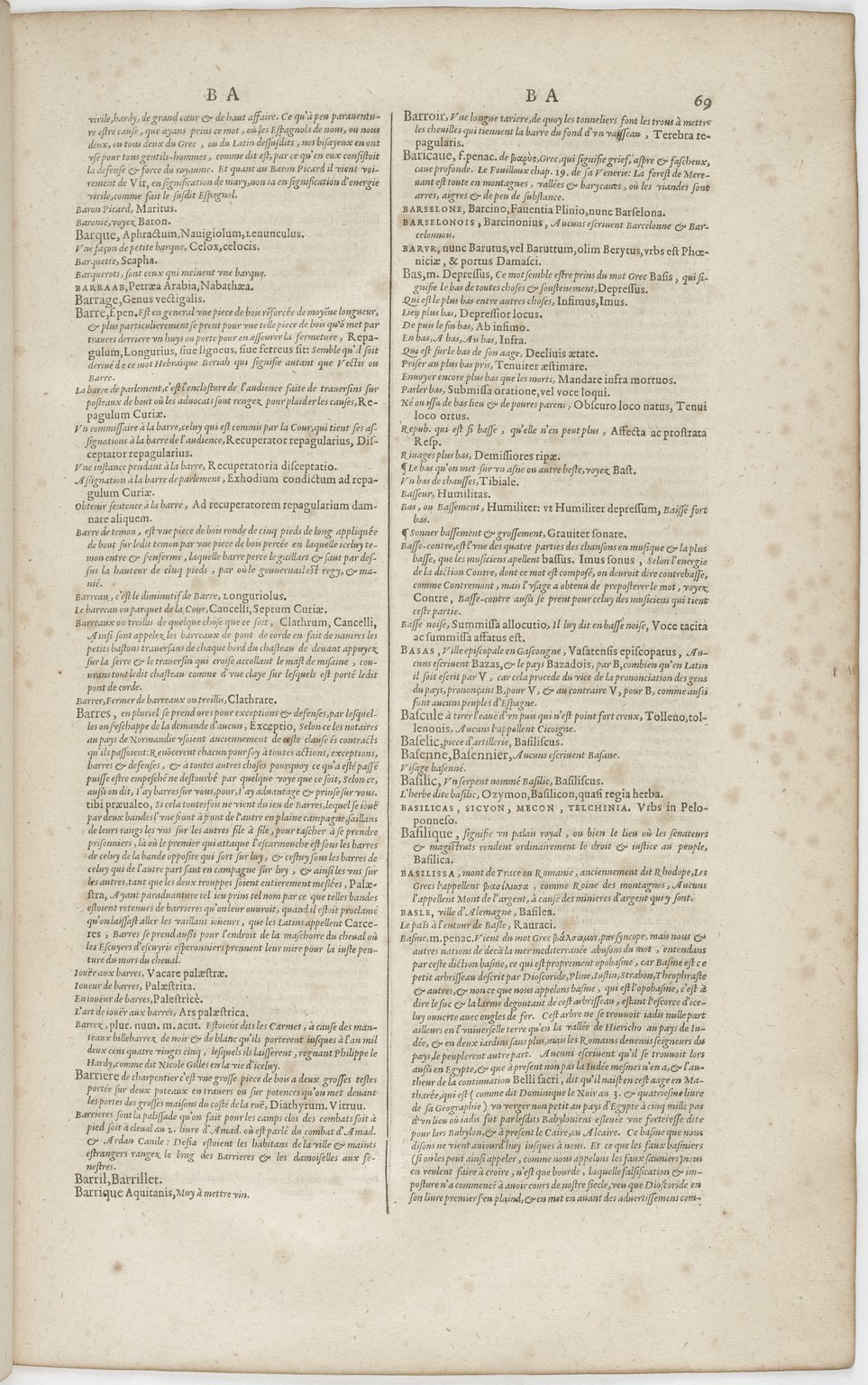 1606 - David Douceur - Trésor de la langue française - BnF