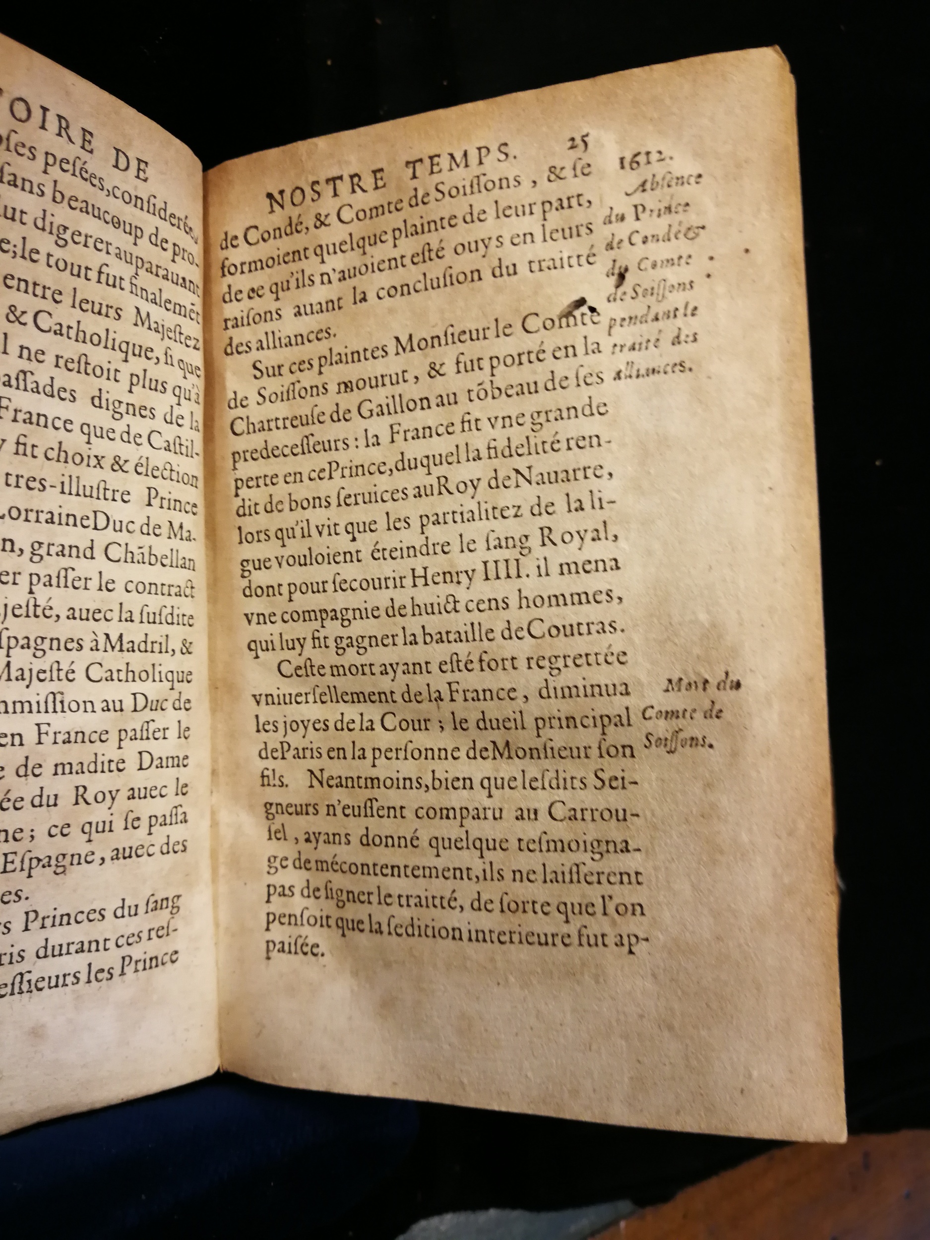 1626 - Joseph Bouillerot - Trésor de l’histoire générale de notre temps - Les Méjanes, Aix-en-Provence