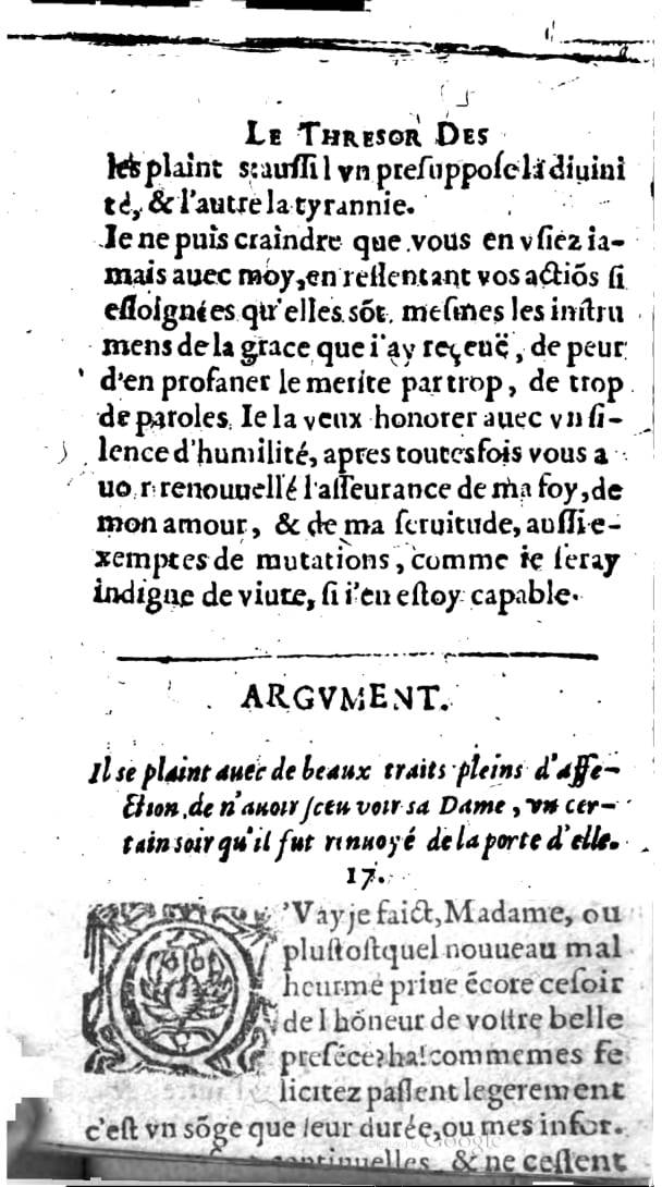 1624 - Nicolas Oudot - Trésor des lettres douces et amoureuses - BNC Florence 1624 - Nicolas Oudot - Trésor des lettres douces et amoureuses - BNC Florence