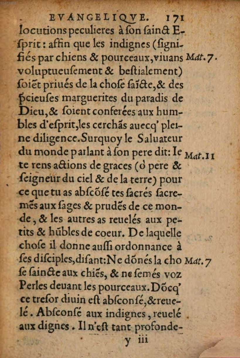 1548 - René Avril et Vivant Gaulterot - Perle précieuse évangélique et Trésor divin - BSB Munich