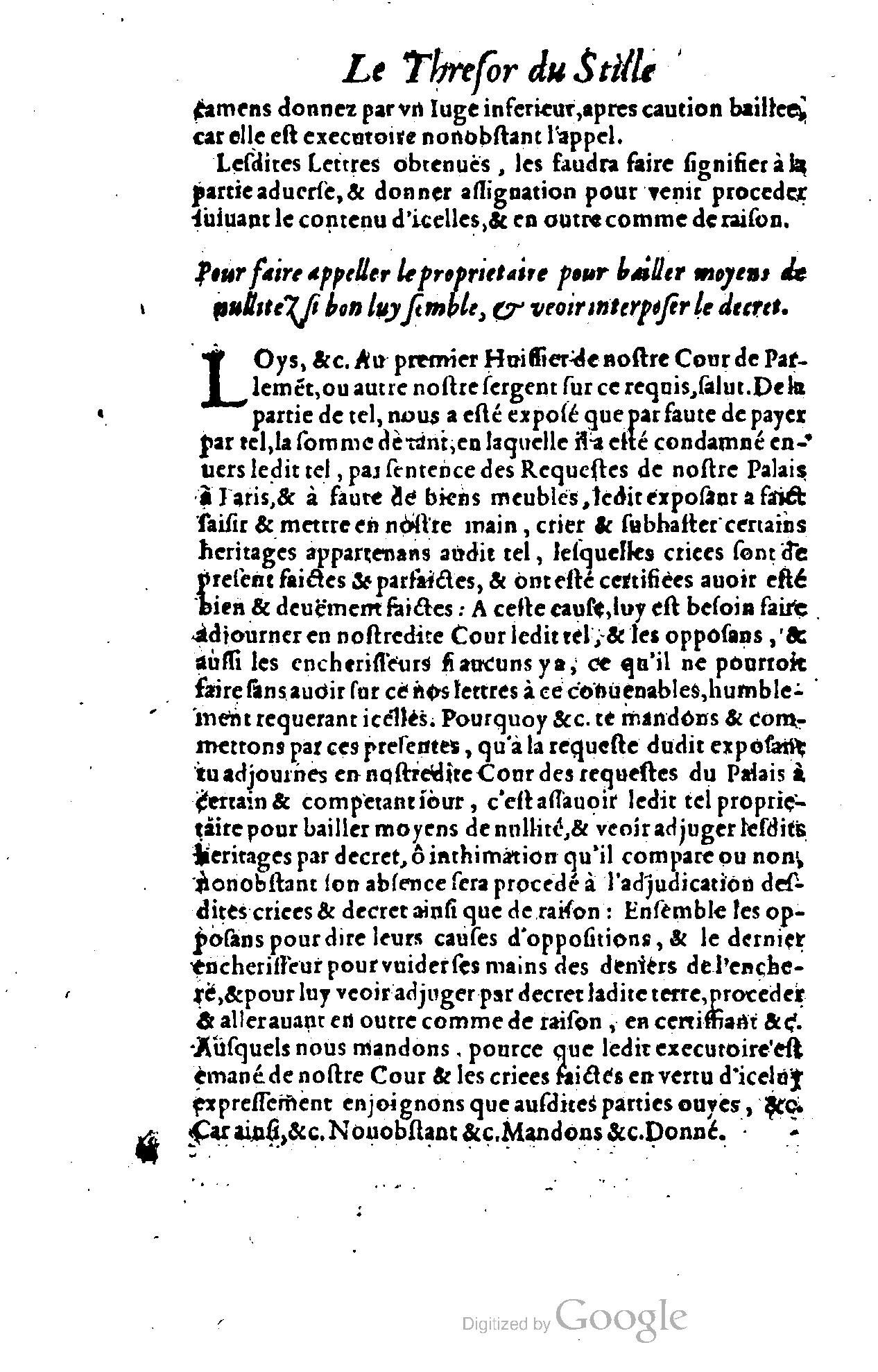 1614 - Jean Richer - Trésor du nouveau style et protocole de la chancellerie de France - BSB Munich 1614 - Jean Richer - Trésor du nouveau style et protocole de la chancellerie de France - BSB Munich