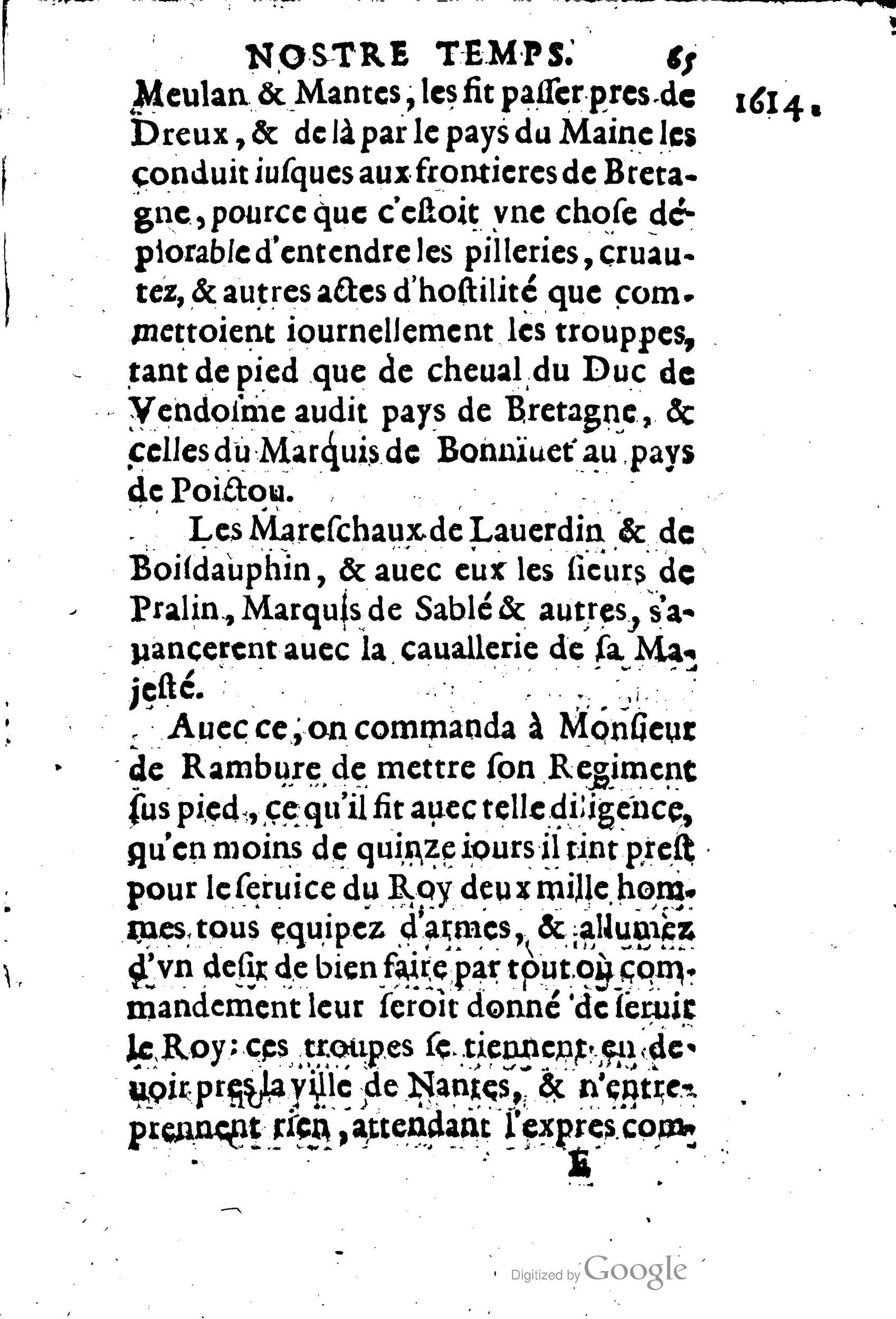 1623 - Joseph Bouillerot - Trésor de l’histoire générale de notre temps - BM Lyon 1623 - Joseph Bouillerot - Trésor de l’histoire générale de notre temps - BM Lyon