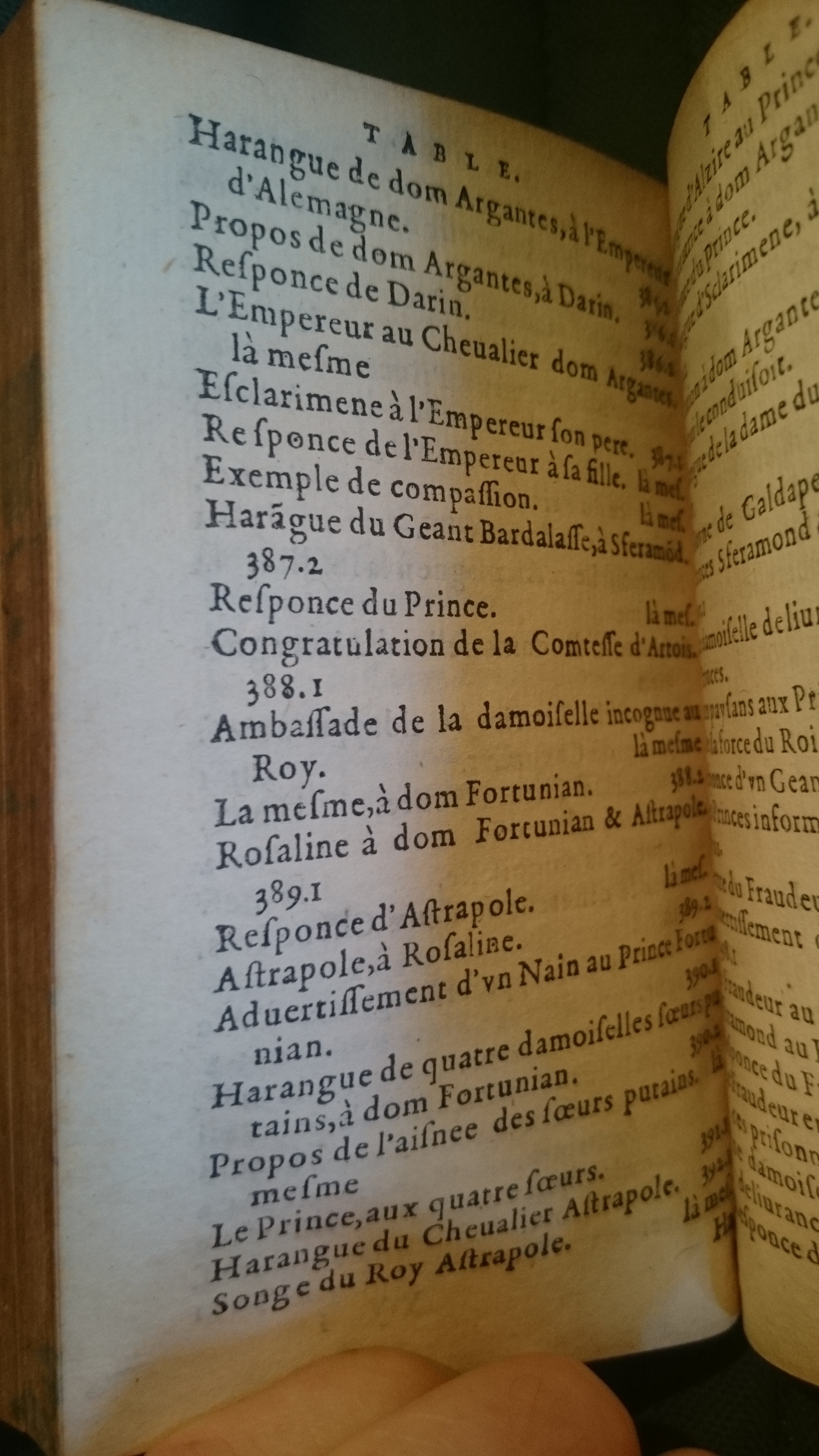 1582 - Jean Huguetan - Trésor des Amadis - BnF Arsenal