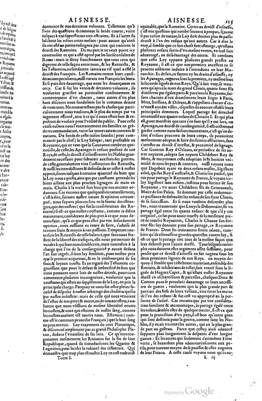 1629 - Veuve Nicolas Buon - Trésor du droit français (29620 T. 1) - BM Lyon