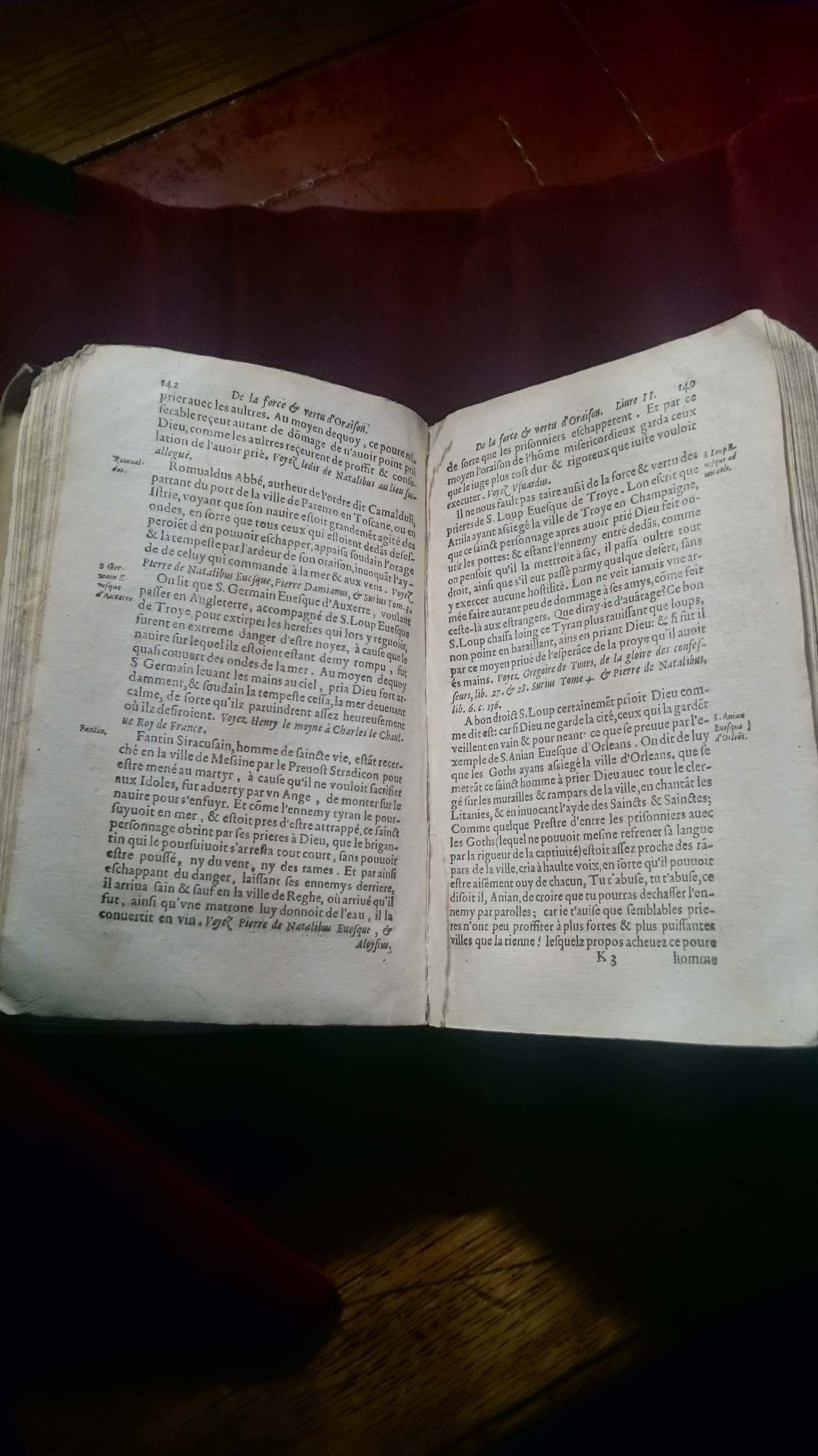 1596 - Jean Bogart - Trésor des faits et dits mémorables des hommes saints et illustres - BM Amiens