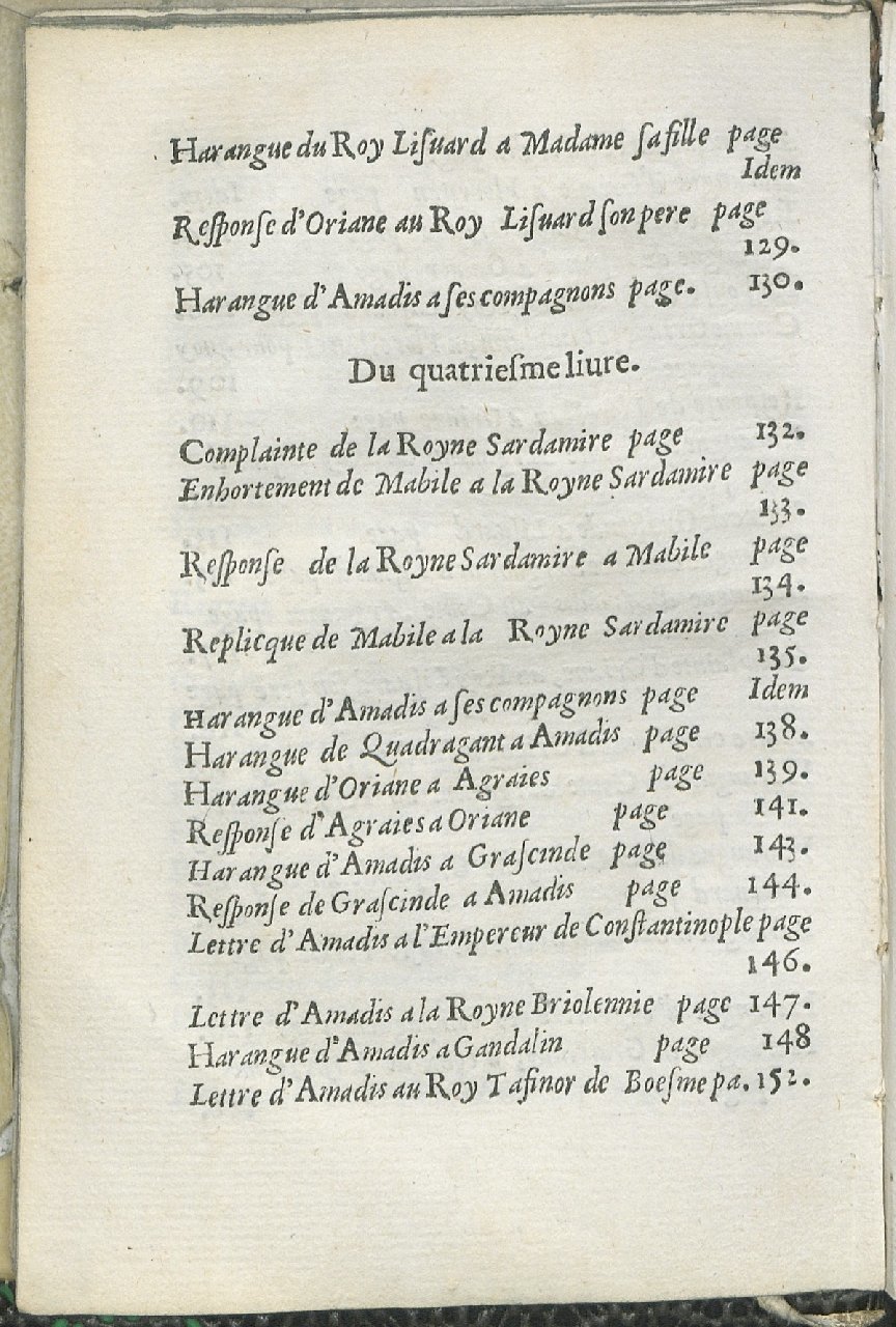 1559 - Pierre Regnard - Trésor des Amadis - Det KLG Copenhague