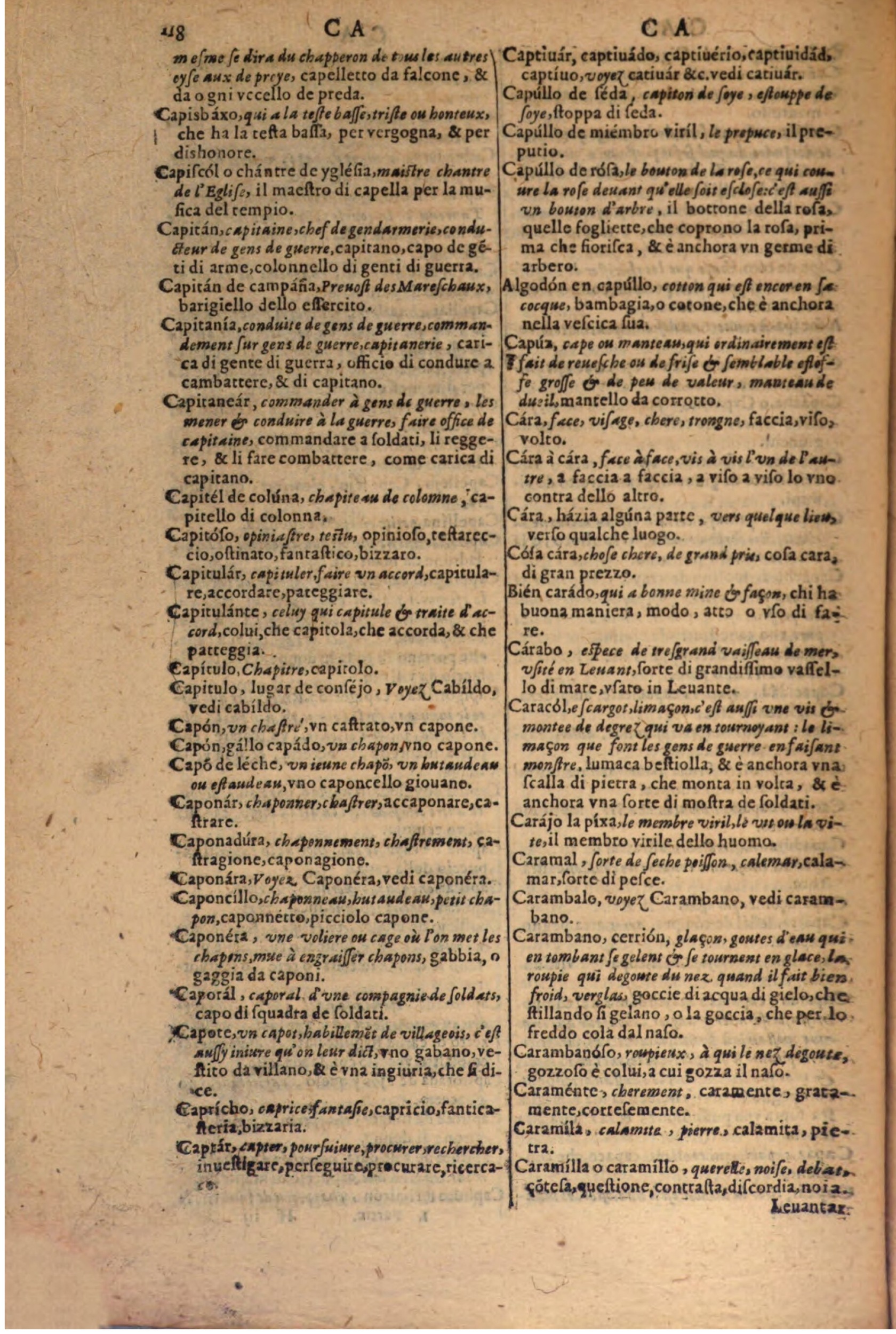1606 - Samuel Crespin - Thresor des trois langues, francoise, italiene et espagnolle - BSB Munich 1606 - Samuel Crespin - Thresor des trois langues, francoise, italiene et espagnolle - BSB Munich
