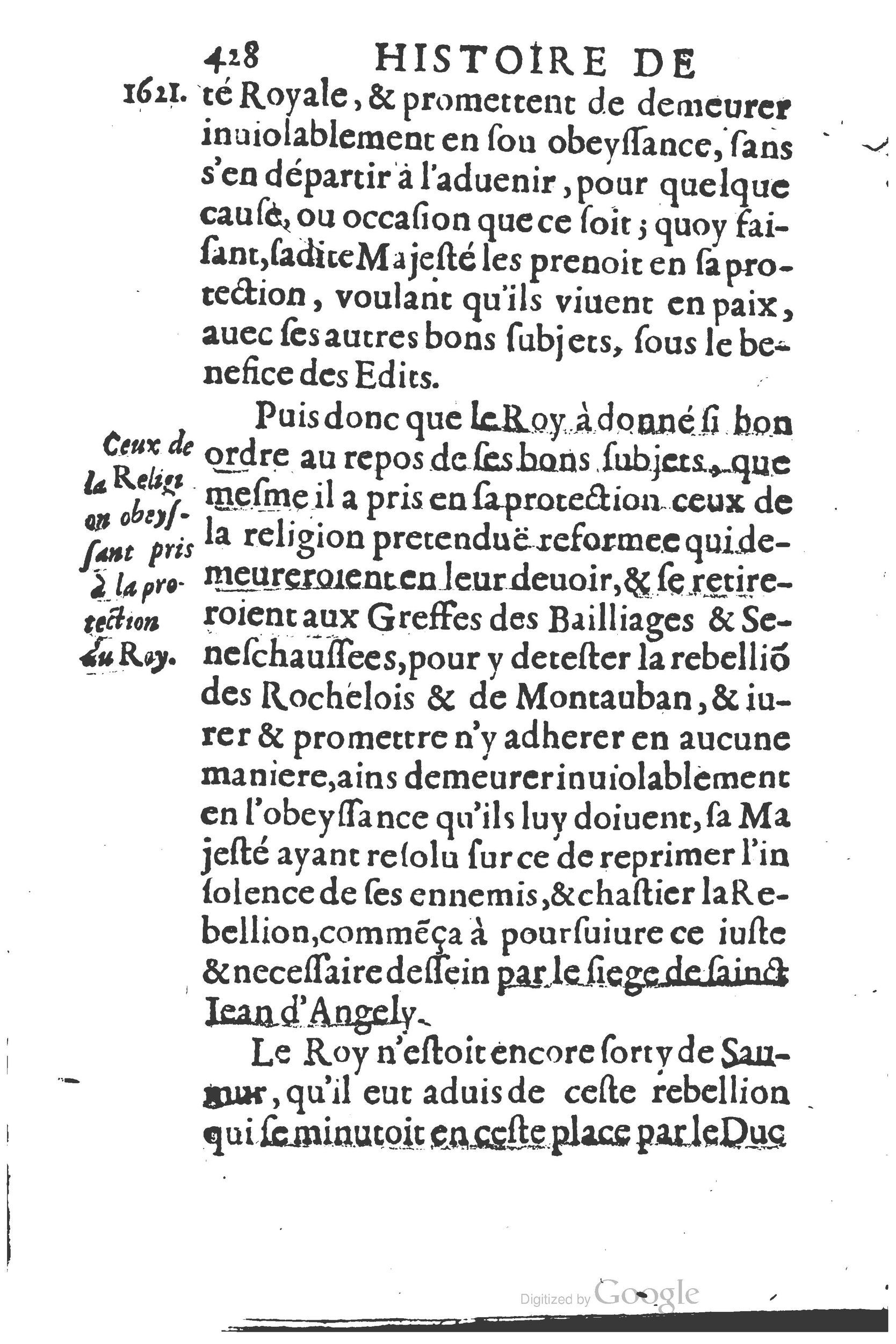 1626 - Joseph Bouillerot - Trésor de l’histoire générale de notre temps - BSB Munich