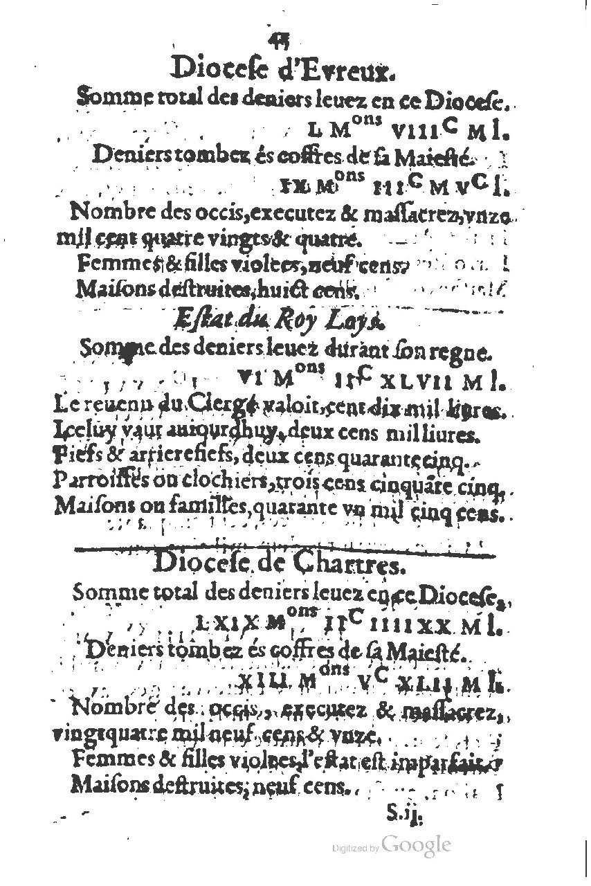 1581 - s.n. - Secret des trésors de France (Livre II) - BSB Munich