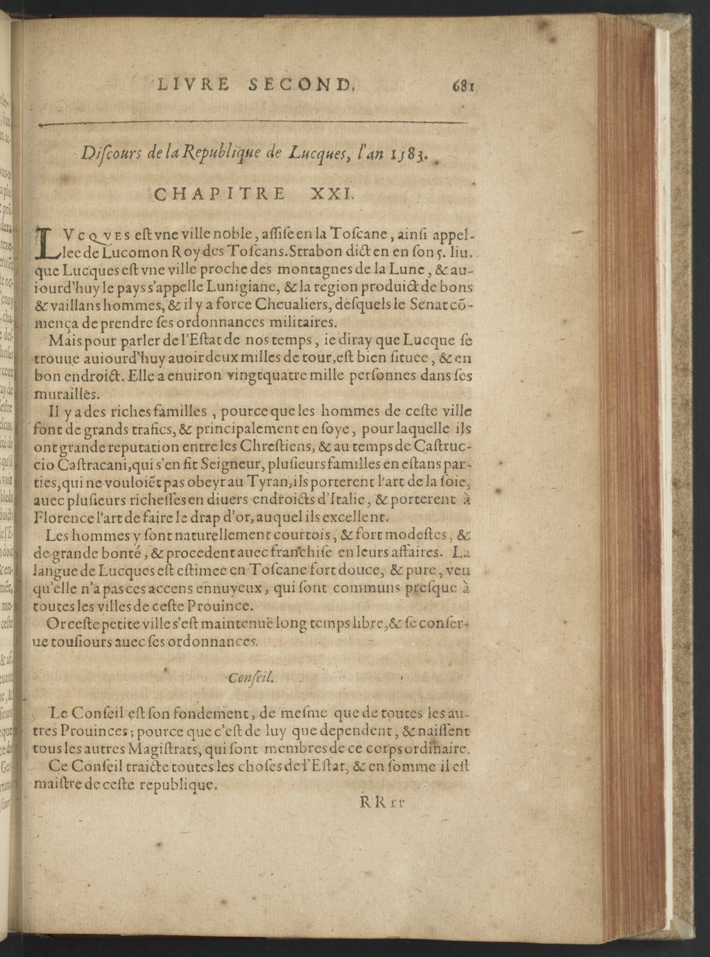 1608 - Nicolas Du Fossé - Trésor politique - BnF Tolbiac