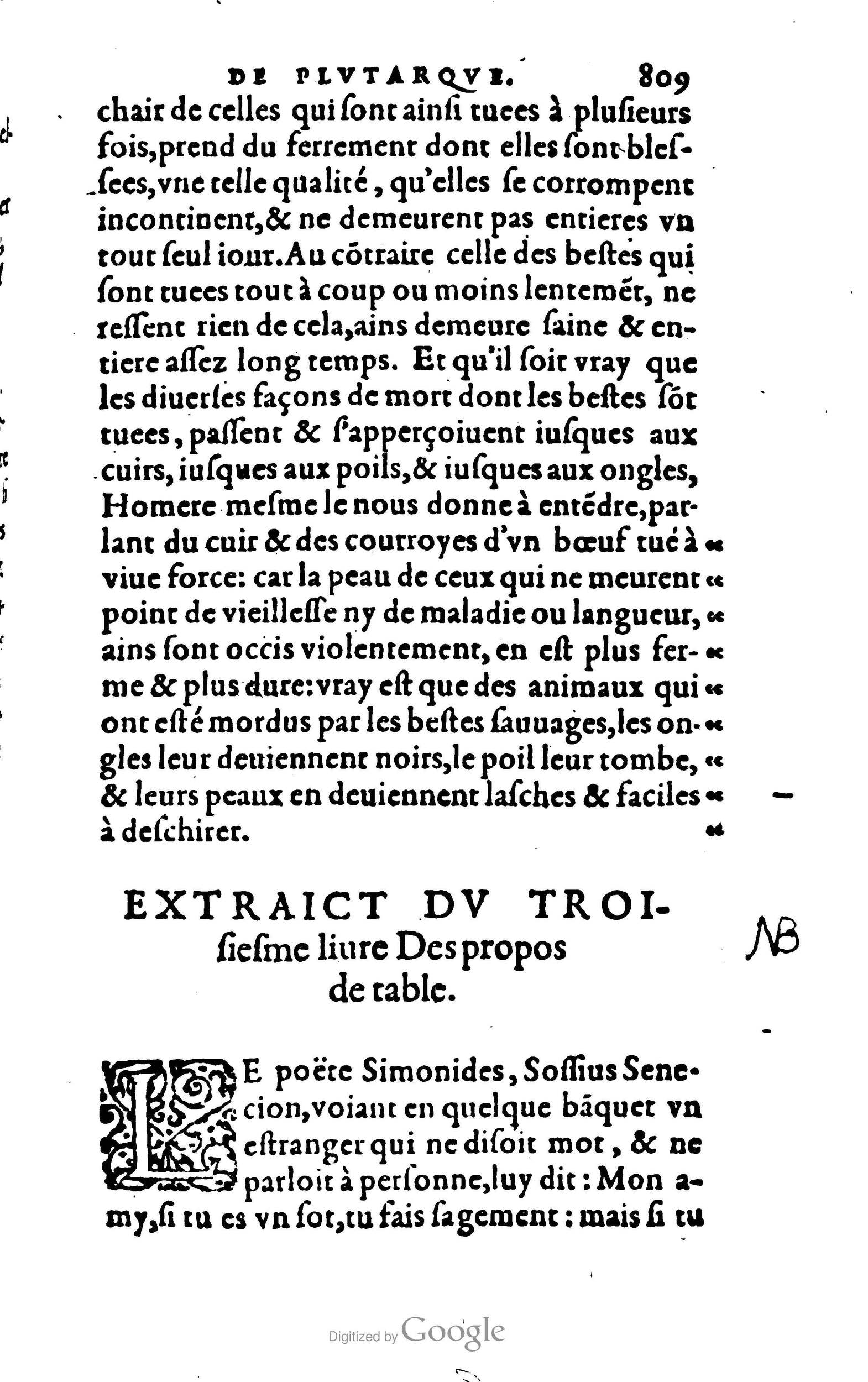 1578 - Jean Poupy - Trésor des morales de Plutarque - BSB Munich