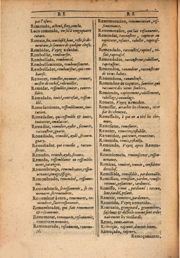 1607 - Marc Orry - Trésor des deux langues espagnole et française (Première et Seconde parties) - ÖNB Wien