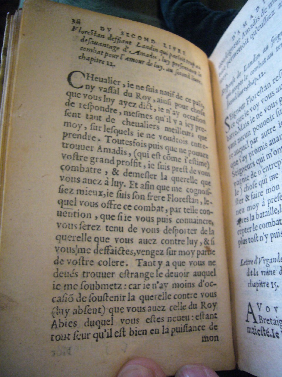 1567 - Jean Pygot - Trésor des Amadis - BnF Arsenal