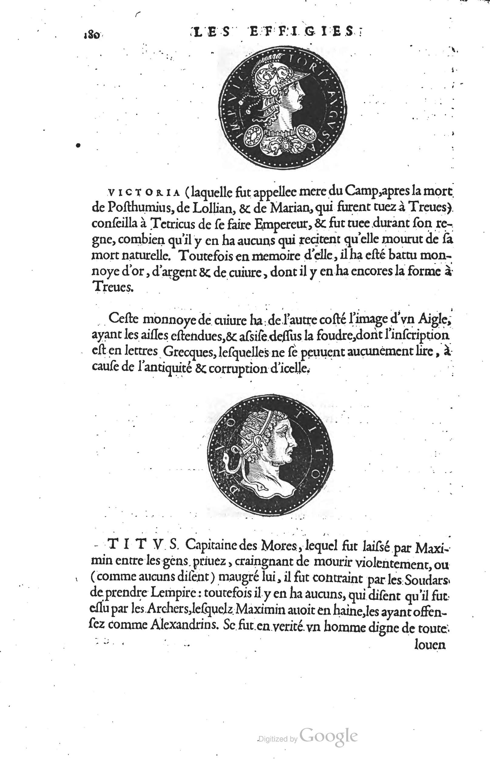 1553 - Jacopo Strada et Thomas Guérin - Épitome du Trésor des antiquités - Prague